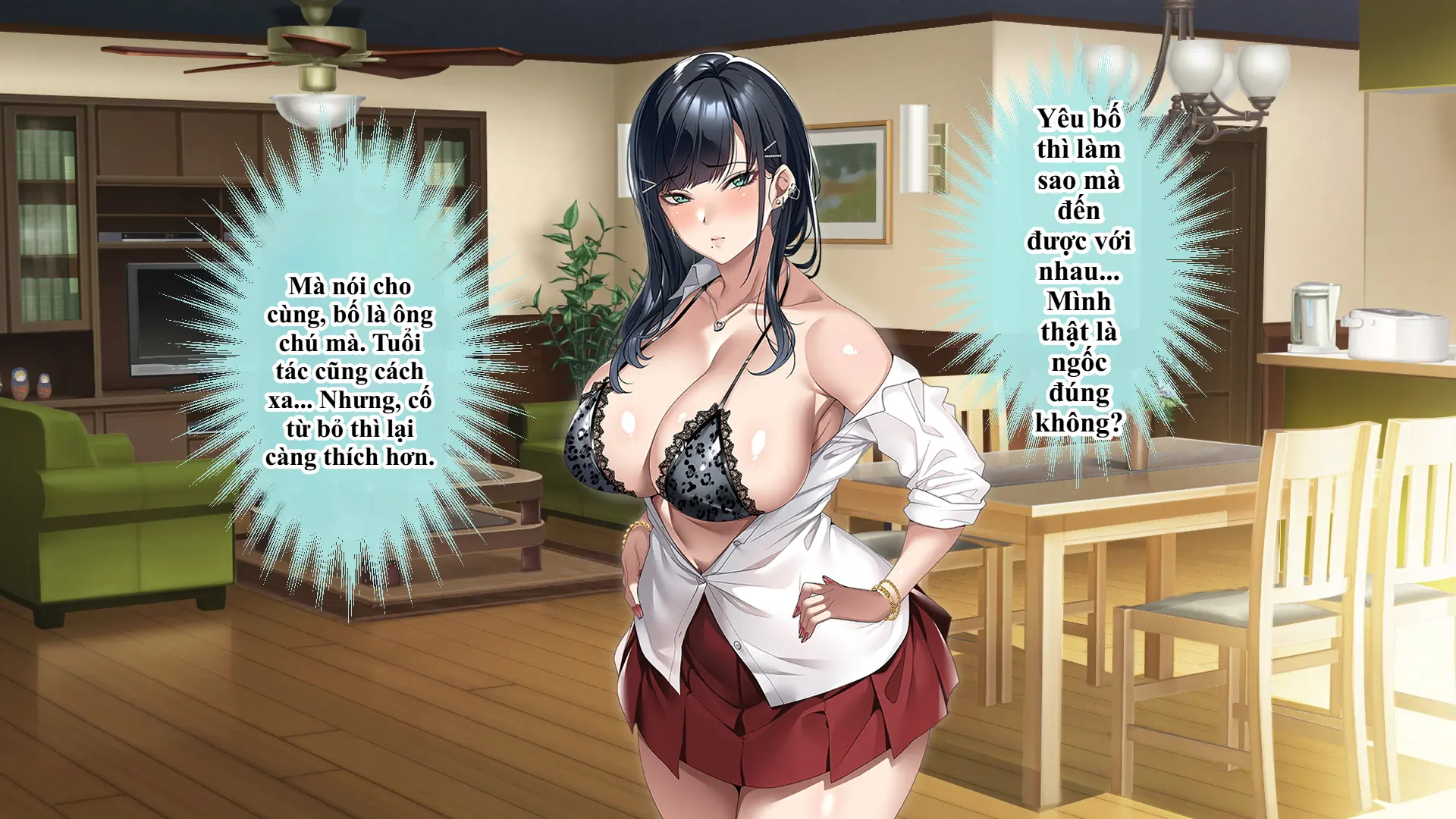 Tsurego no Kurokami Gal o Otou-san ga Haramaseta Hanashi | Câu chuyện bố dượng làm cô con riêng tóc đen gyaru dính bầu. - Full trang 163