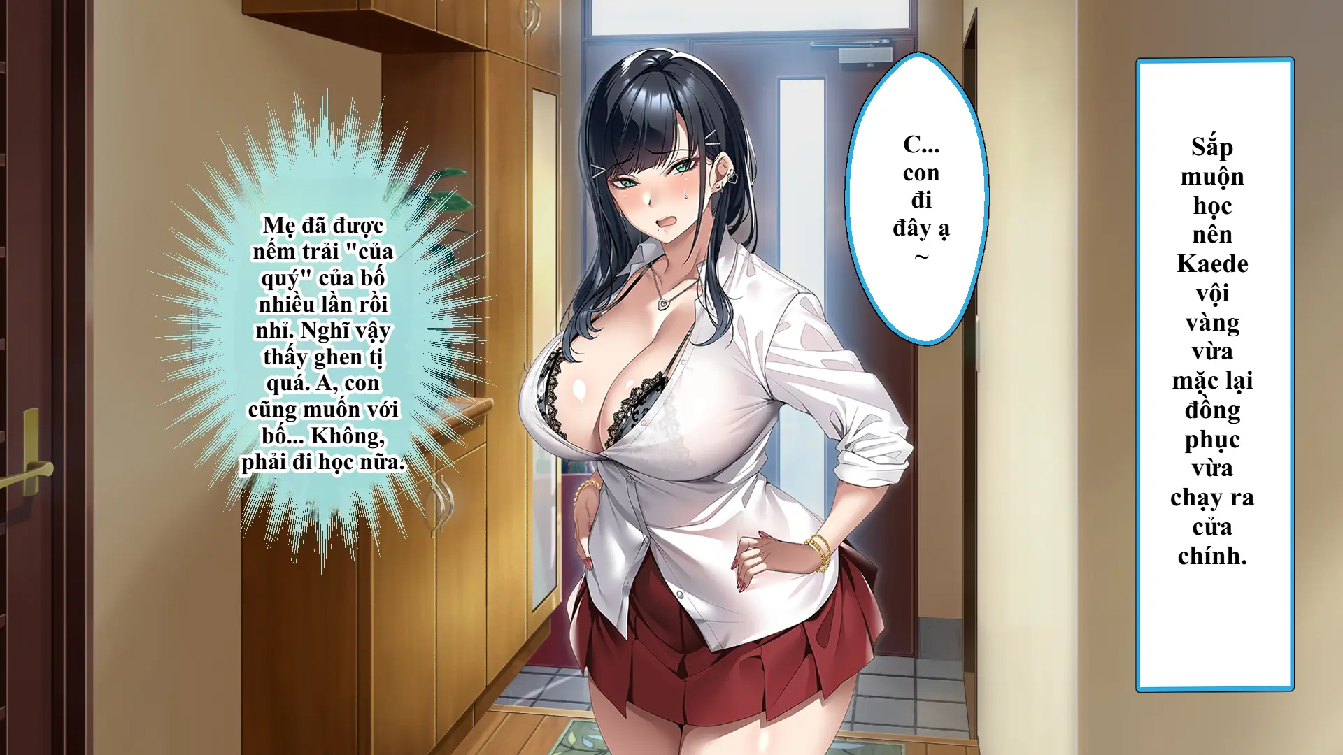 Tsurego no Kurokami Gal o Otou-san ga Haramaseta Hanashi | Câu chuyện bố dượng làm cô con riêng tóc đen gyaru dính bầu. - Full trang 172