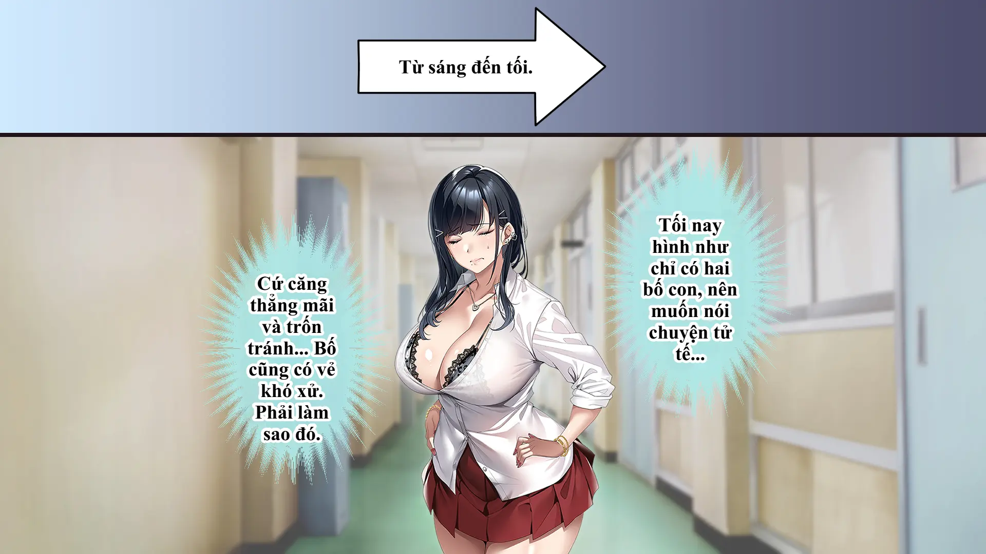 Tsurego no Kurokami Gal o Otou-san ga Haramaseta Hanashi | Câu chuyện bố dượng làm cô con riêng tóc đen gyaru dính bầu. - Full trang 173