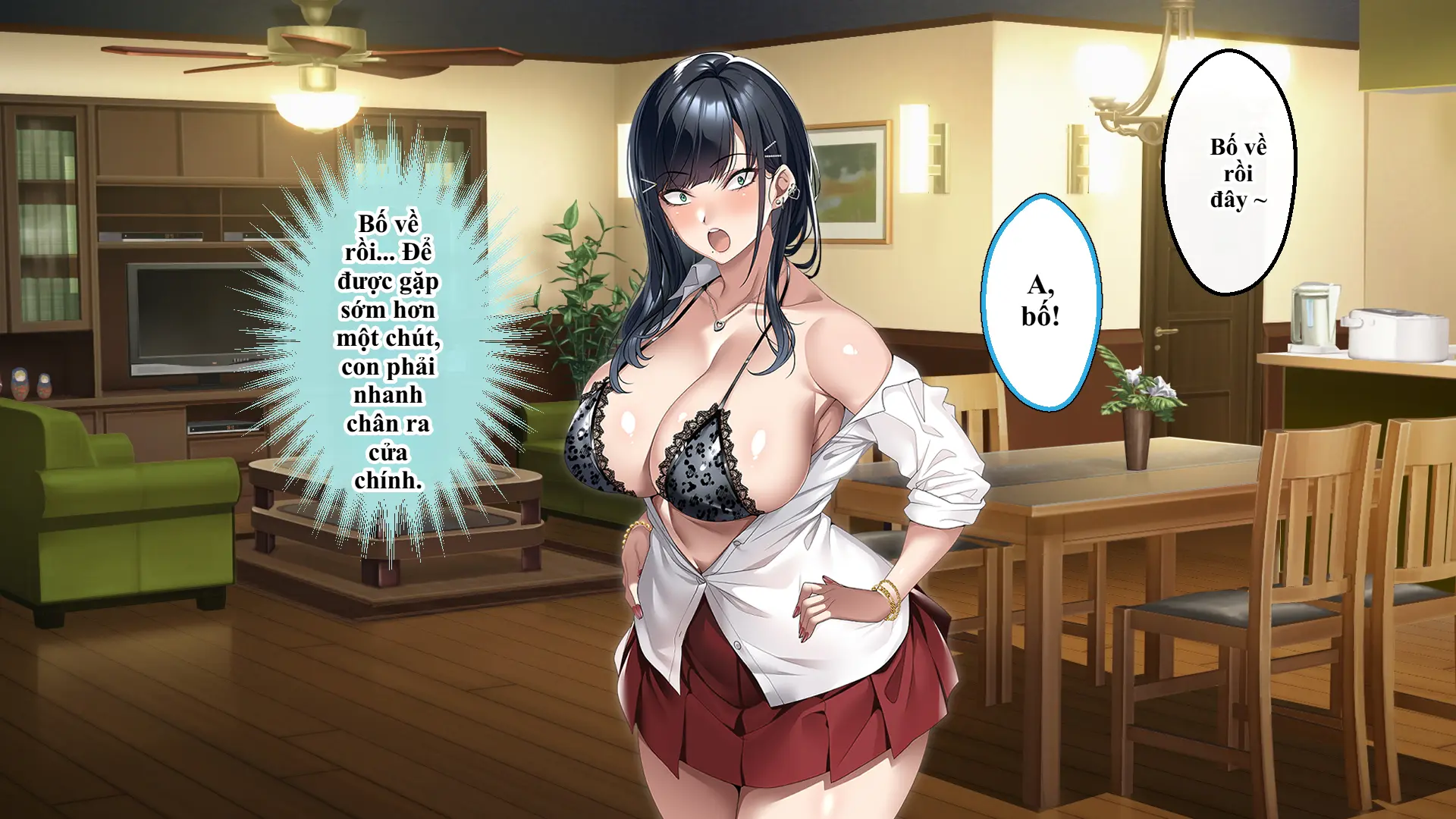 Tsurego no Kurokami Gal o Otou-san ga Haramaseta Hanashi | Câu chuyện bố dượng làm cô con riêng tóc đen gyaru dính bầu. - Full trang 182