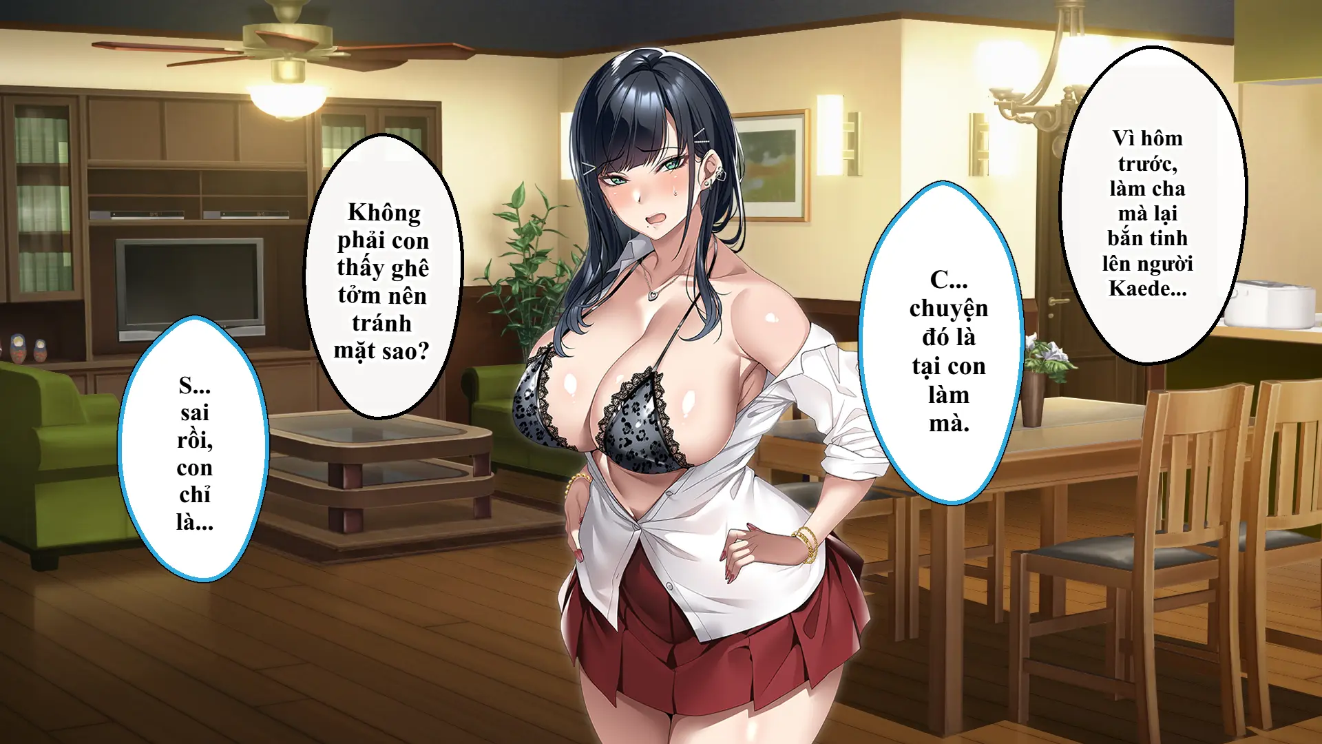 Tsurego no Kurokami Gal o Otou-san ga Haramaseta Hanashi | Câu chuyện bố dượng làm cô con riêng tóc đen gyaru dính bầu. - Full trang 188