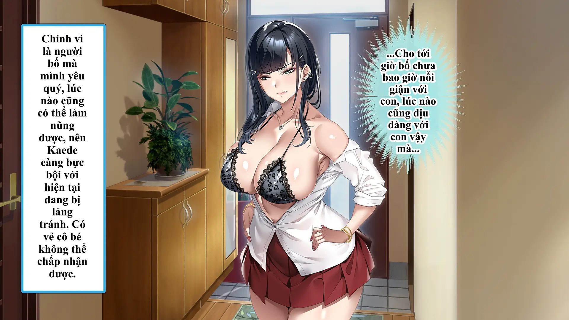 Tsurego no Kurokami Gal o Otou-san ga Haramaseta Hanashi | Câu chuyện bố dượng làm cô con riêng tóc đen gyaru dính bầu. - Full trang 25