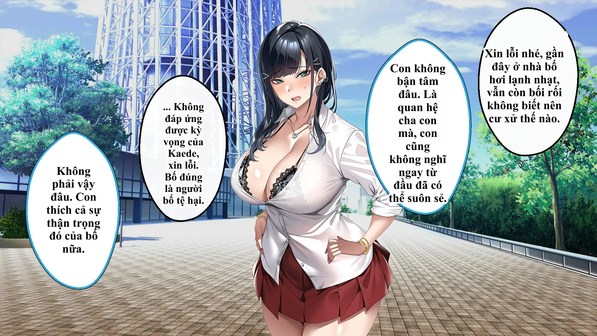 Tsurego no Kurokami Gal o Otou-san ga Haramaseta Hanashi | Câu chuyện bố dượng làm cô con riêng tóc đen gyaru dính bầu. - Full trang 302
