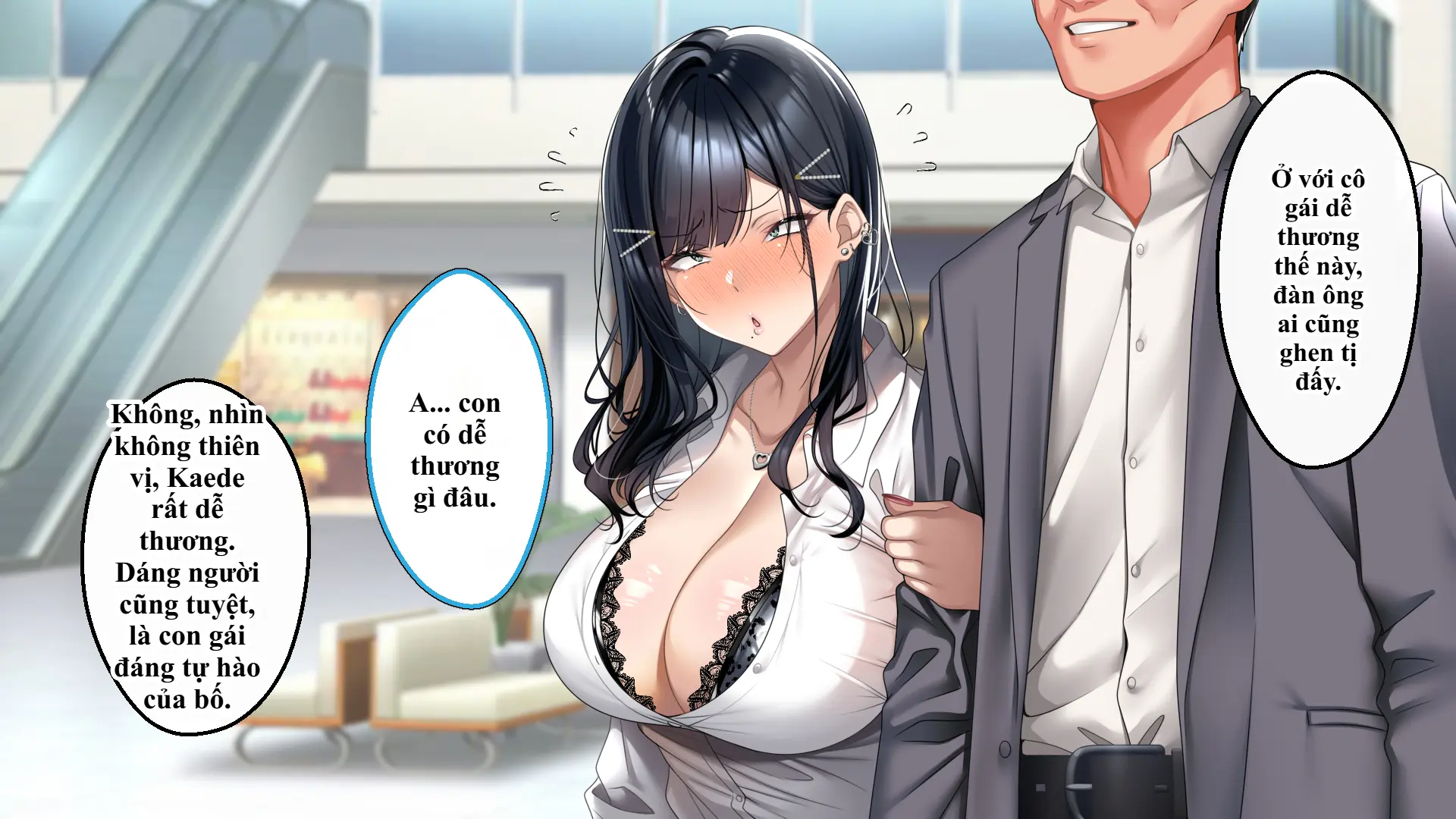 Tsurego no Kurokami Gal o Otou-san ga Haramaseta Hanashi | Câu chuyện bố dượng làm cô con riêng tóc đen gyaru dính bầu. - Full trang 309