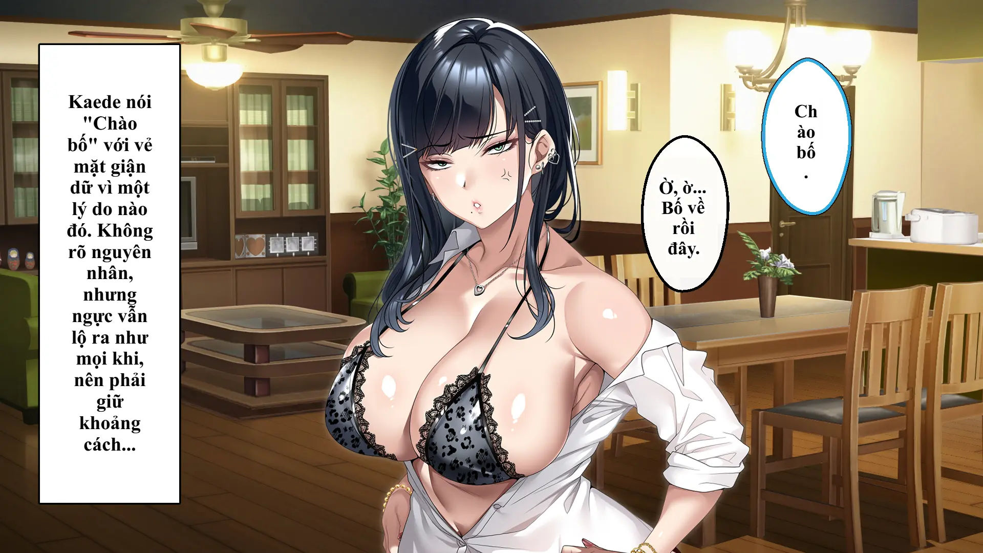 Tsurego no Kurokami Gal o Otou-san ga Haramaseta Hanashi | Câu chuyện bố dượng làm cô con riêng tóc đen gyaru dính bầu. - Full trang 35