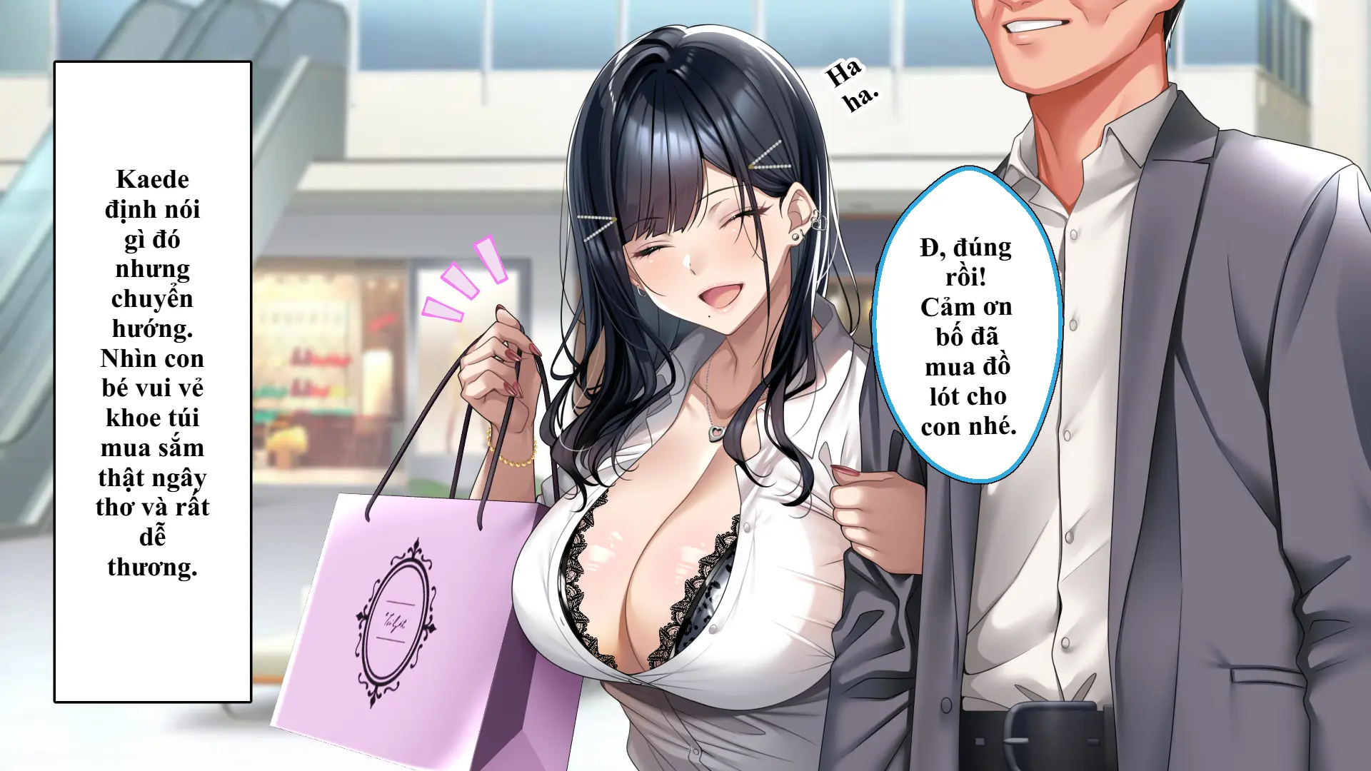 Tsurego no Kurokami Gal o Otou-san ga Haramaseta Hanashi | Câu chuyện bố dượng làm cô con riêng tóc đen gyaru dính bầu. - Full trang 403