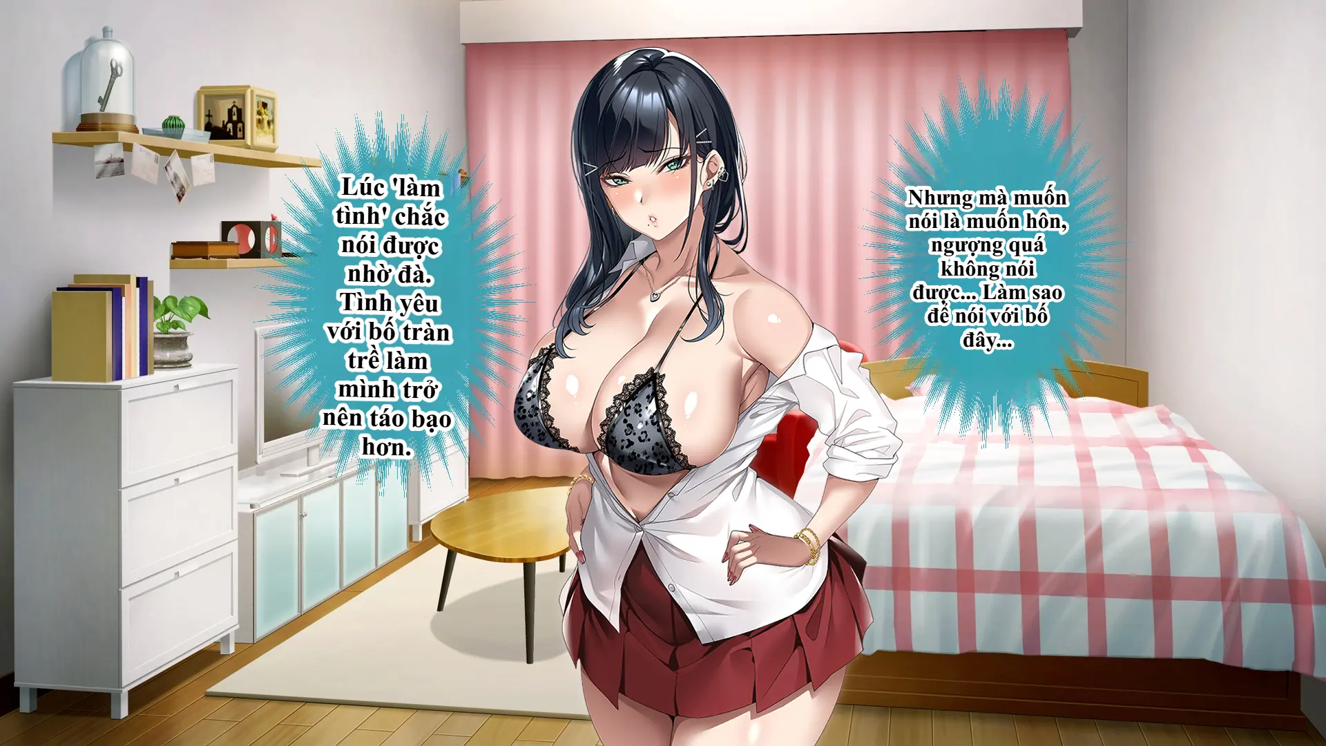 Tsurego no Kurokami Gal o Otou-san ga Haramaseta Hanashi | Câu chuyện bố dượng làm cô con riêng tóc đen gyaru dính bầu. - Full trang 418