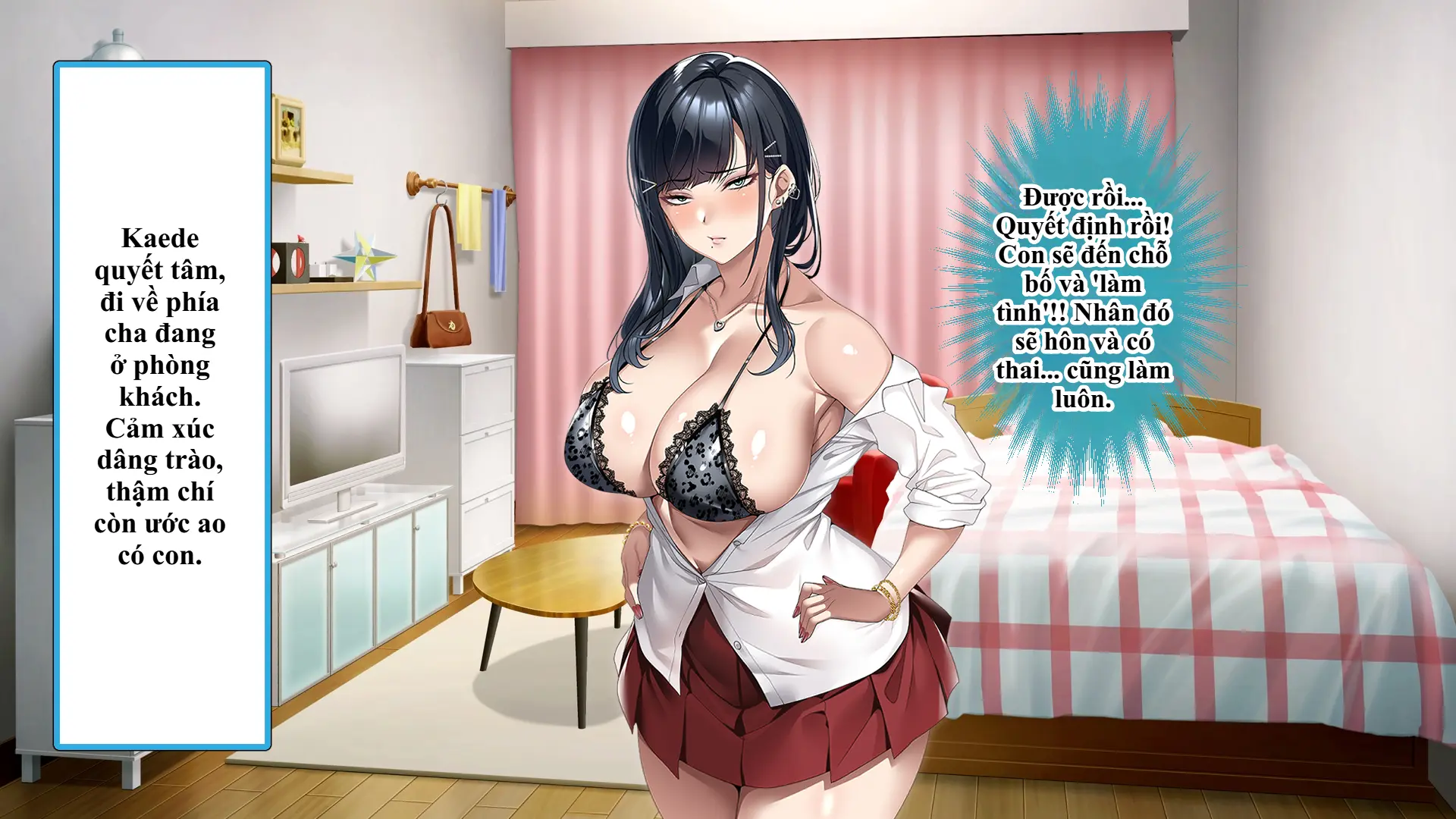 Tsurego no Kurokami Gal o Otou-san ga Haramaseta Hanashi | Câu chuyện bố dượng làm cô con riêng tóc đen gyaru dính bầu. - Full trang 420