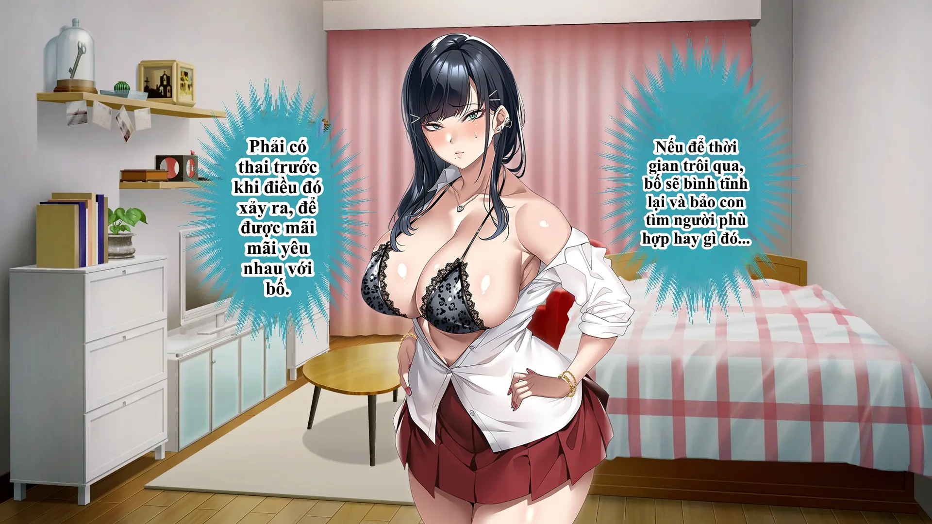 Tsurego no Kurokami Gal o Otou-san ga Haramaseta Hanashi | Câu chuyện bố dượng làm cô con riêng tóc đen gyaru dính bầu. - Full trang 472