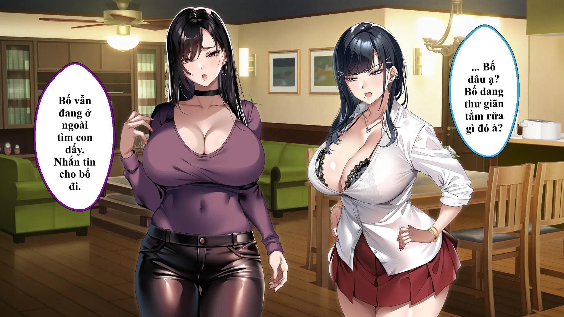 Tsurego no Kurokami Gal o Otou-san ga Haramaseta Hanashi | Câu chuyện bố dượng làm cô con riêng tóc đen gyaru dính bầu. - Full trang 49