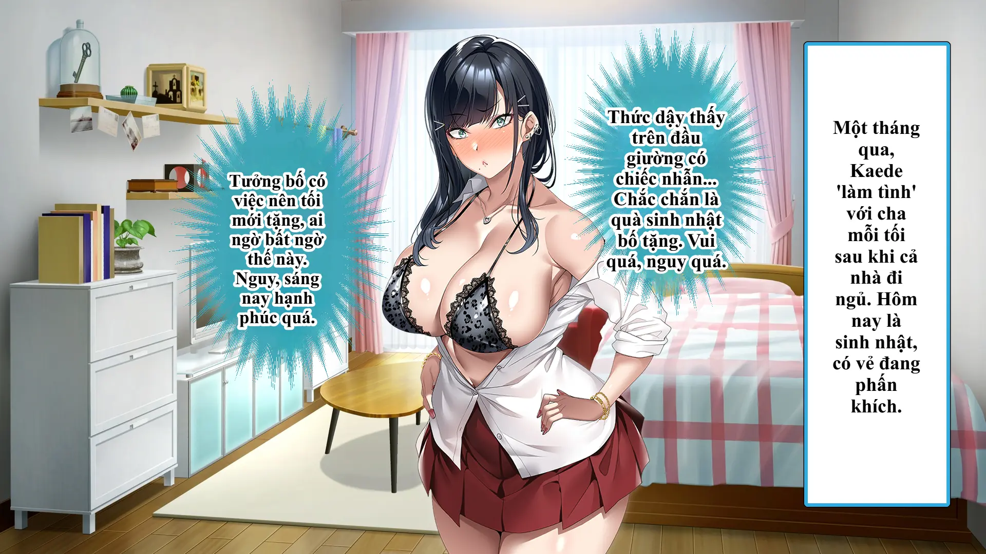 Tsurego no Kurokami Gal o Otou-san ga Haramaseta Hanashi | Câu chuyện bố dượng làm cô con riêng tóc đen gyaru dính bầu. - Full trang 512