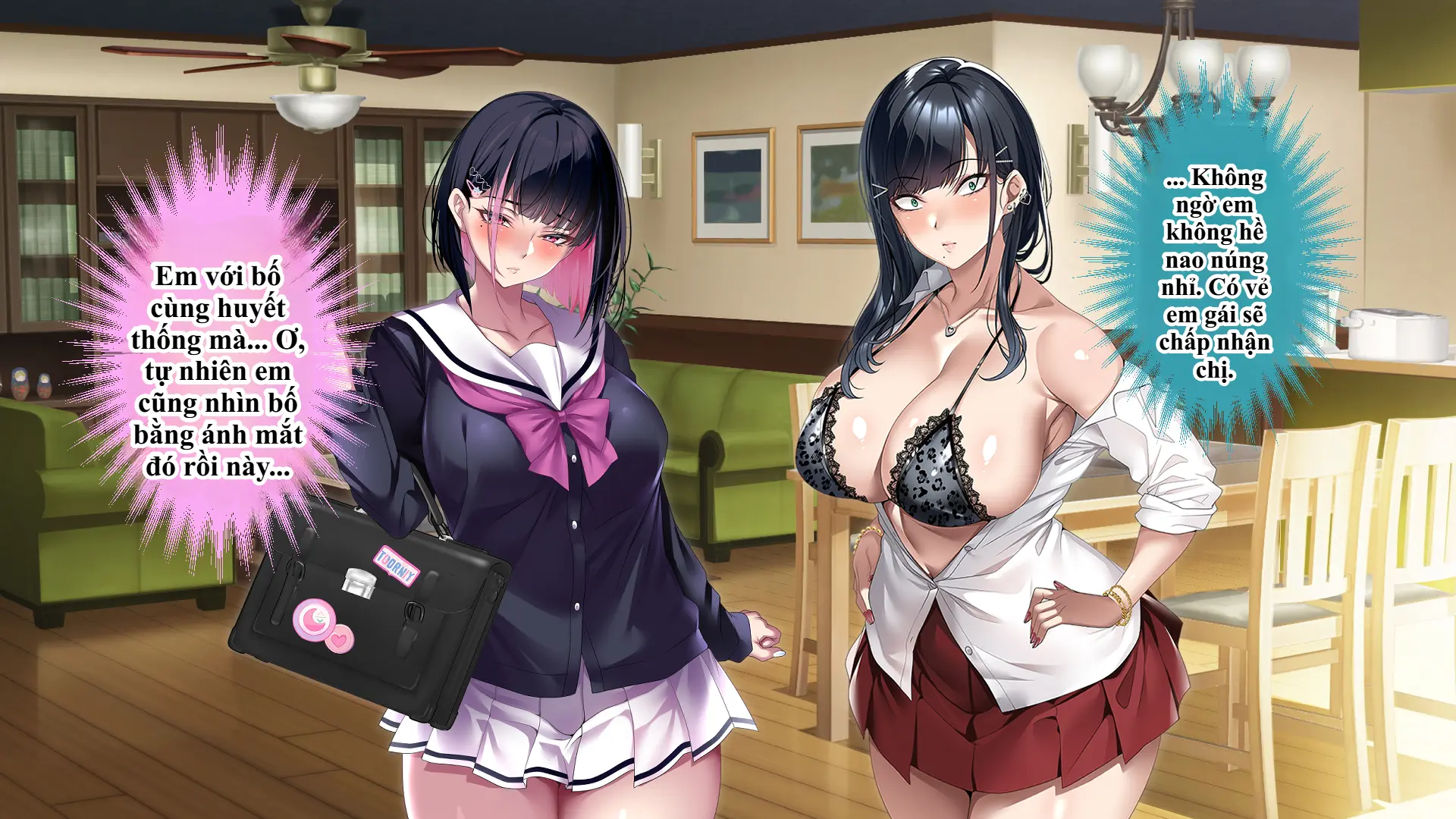 Tsurego no Kurokami Gal o Otou-san ga Haramaseta Hanashi | Câu chuyện bố dượng làm cô con riêng tóc đen gyaru dính bầu. - Full trang 526
