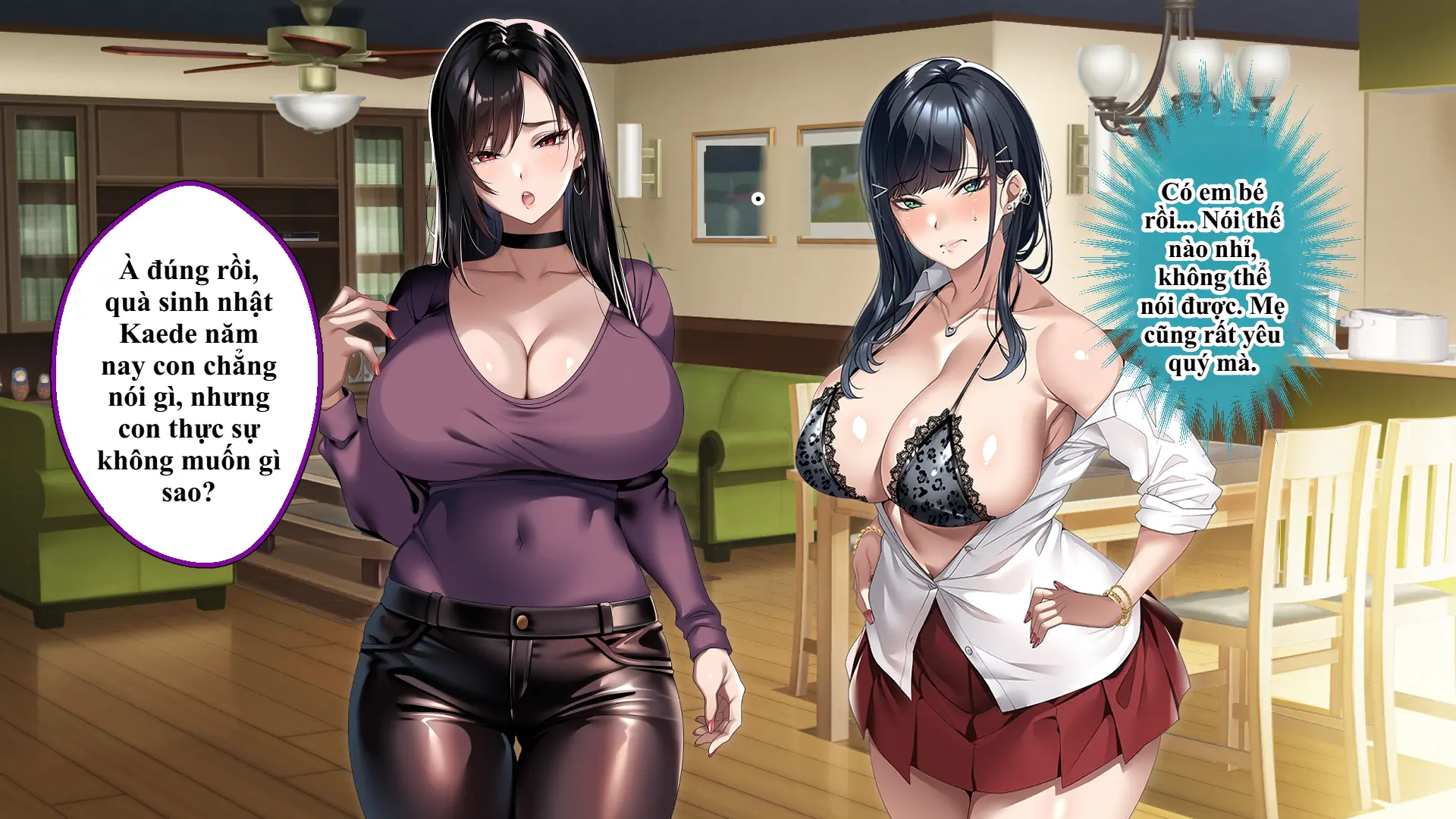 Tsurego no Kurokami Gal o Otou-san ga Haramaseta Hanashi | Câu chuyện bố dượng làm cô con riêng tóc đen gyaru dính bầu. - Full trang 529