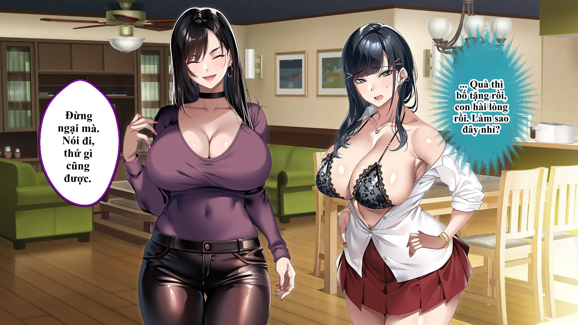 Tsurego no Kurokami Gal o Otou-san ga Haramaseta Hanashi | Câu chuyện bố dượng làm cô con riêng tóc đen gyaru dính bầu. - Full trang 530