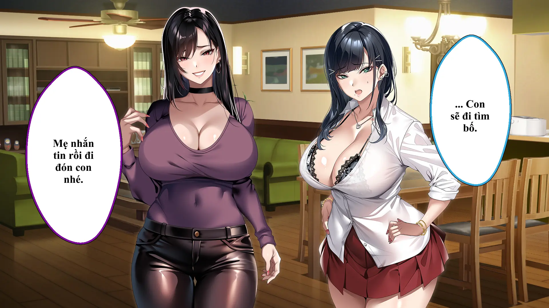 Tsurego no Kurokami Gal o Otou-san ga Haramaseta Hanashi | Câu chuyện bố dượng làm cô con riêng tóc đen gyaru dính bầu. - Full trang 54