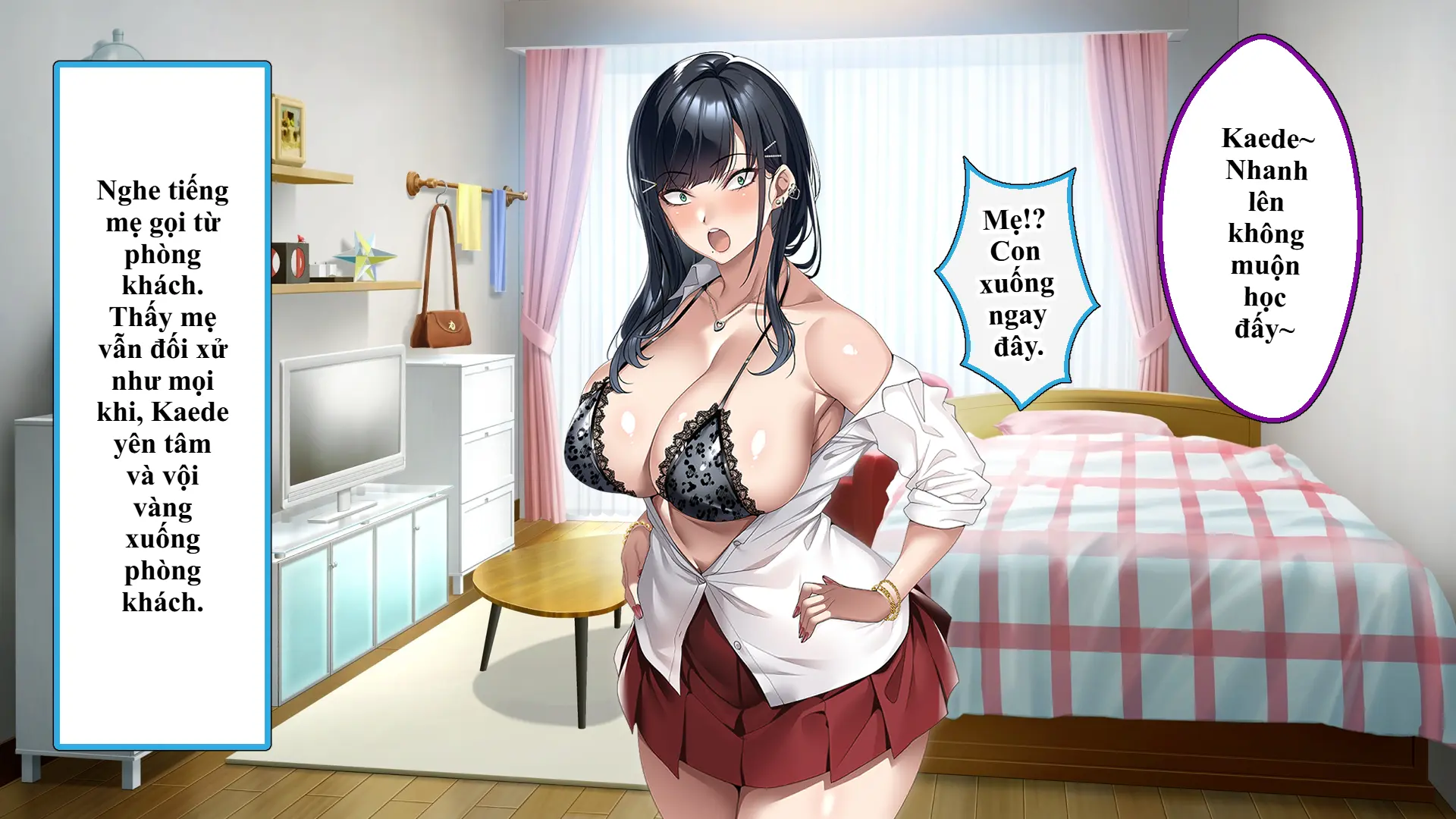 Tsurego no Kurokami Gal o Otou-san ga Haramaseta Hanashi | Câu chuyện bố dượng làm cô con riêng tóc đen gyaru dính bầu. - Full trang 574