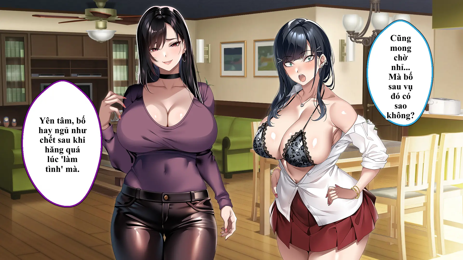Tsurego no Kurokami Gal o Otou-san ga Haramaseta Hanashi | Câu chuyện bố dượng làm cô con riêng tóc đen gyaru dính bầu. - Full trang 580