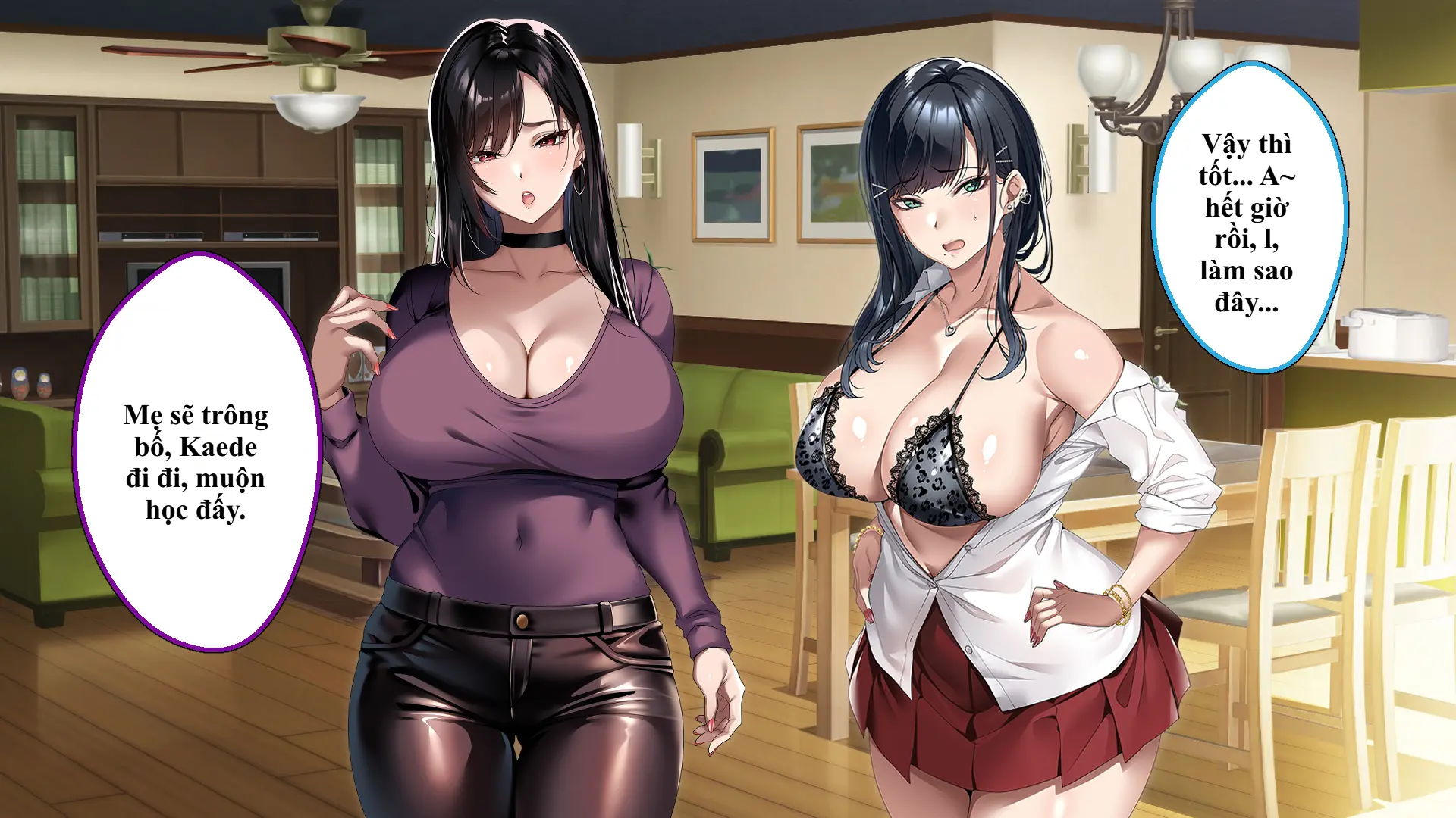Tsurego no Kurokami Gal o Otou-san ga Haramaseta Hanashi | Câu chuyện bố dượng làm cô con riêng tóc đen gyaru dính bầu. - Full trang 581