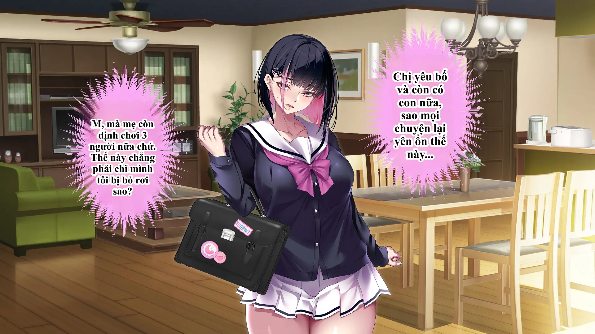Tsurego no Kurokami Gal o Otou-san ga Haramaseta Hanashi | Câu chuyện bố dượng làm cô con riêng tóc đen gyaru dính bầu. - Full trang 583
