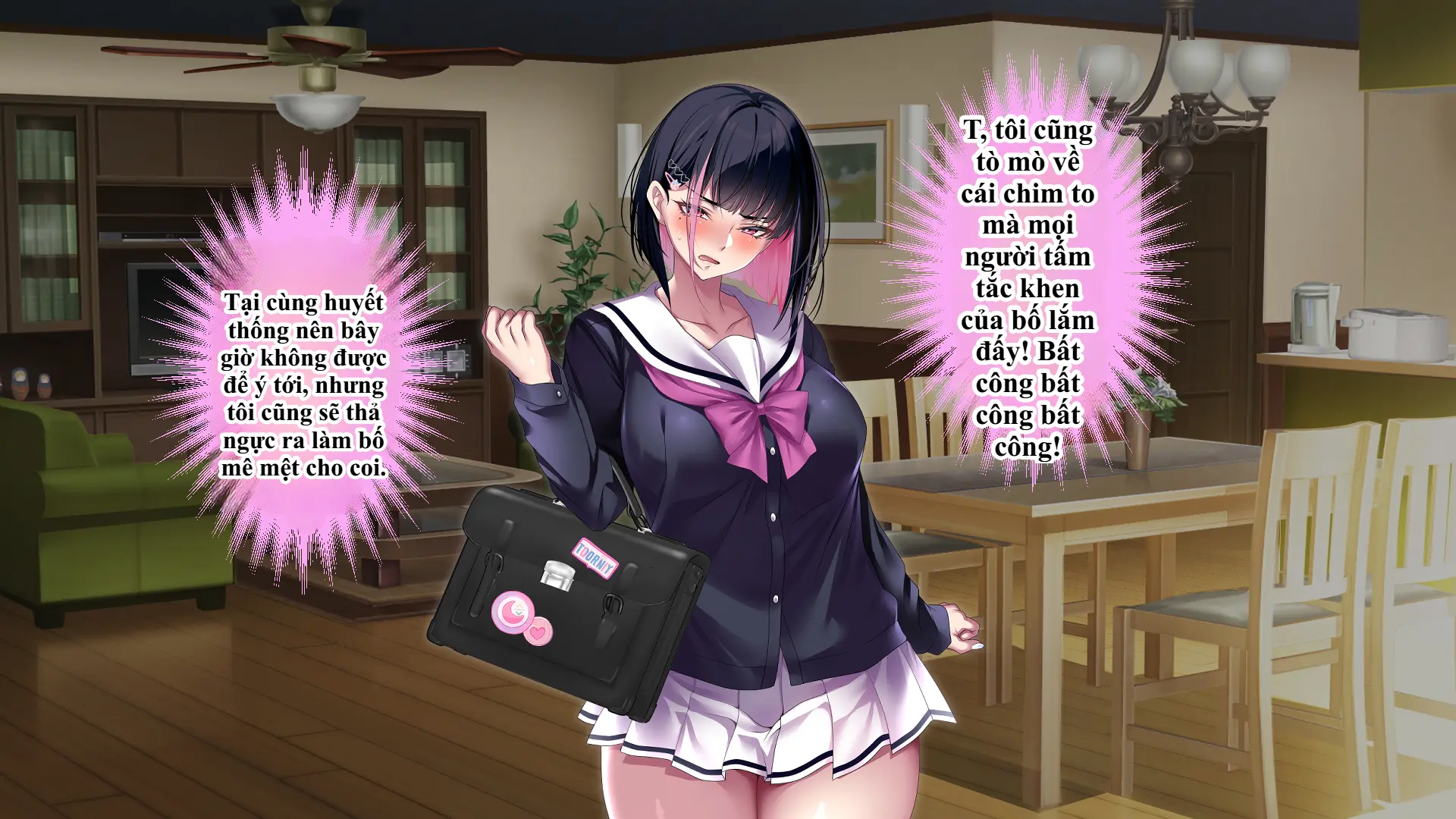Tsurego no Kurokami Gal o Otou-san ga Haramaseta Hanashi | Câu chuyện bố dượng làm cô con riêng tóc đen gyaru dính bầu. - Full trang 584