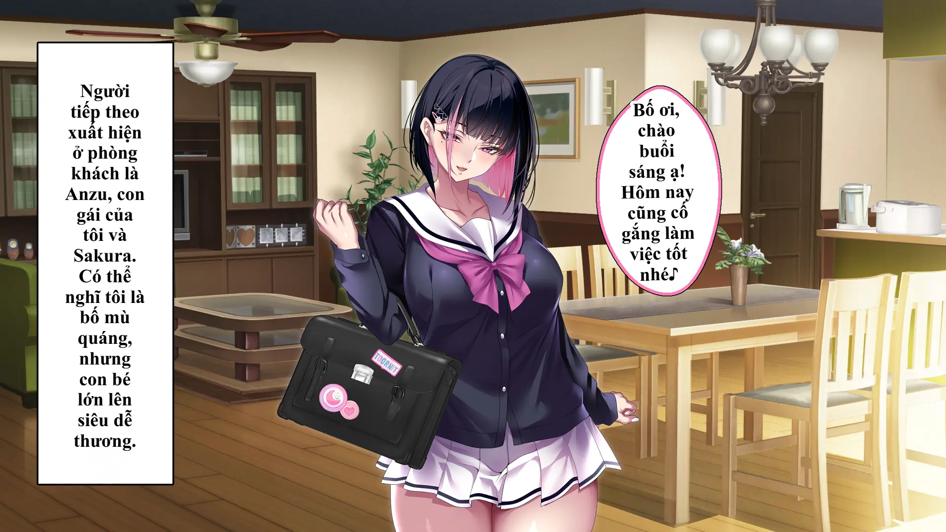 Tsurego no Kurokami Gal o Otou-san ga Haramaseta Hanashi | Câu chuyện bố dượng làm cô con riêng tóc đen gyaru dính bầu. - Full trang 7