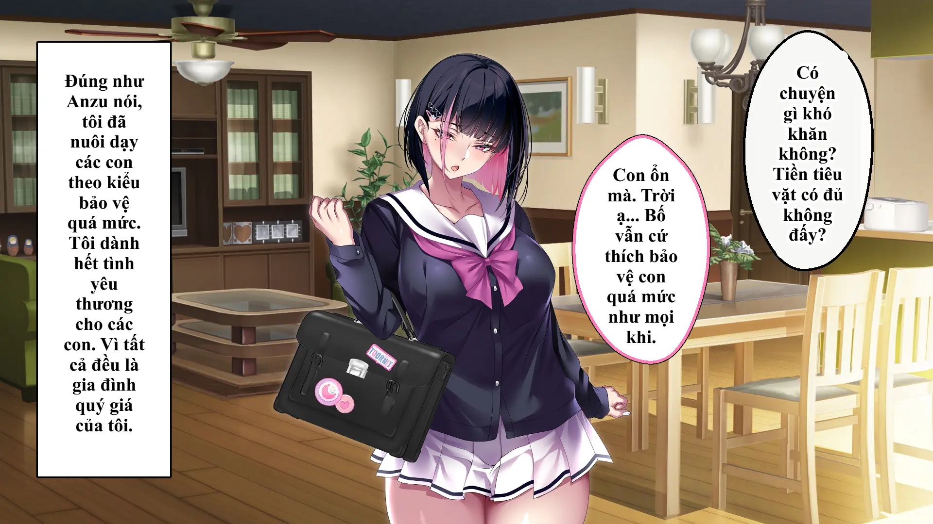 Tsurego no Kurokami Gal o Otou-san ga Haramaseta Hanashi | Câu chuyện bố dượng làm cô con riêng tóc đen gyaru dính bầu. - Full trang 9