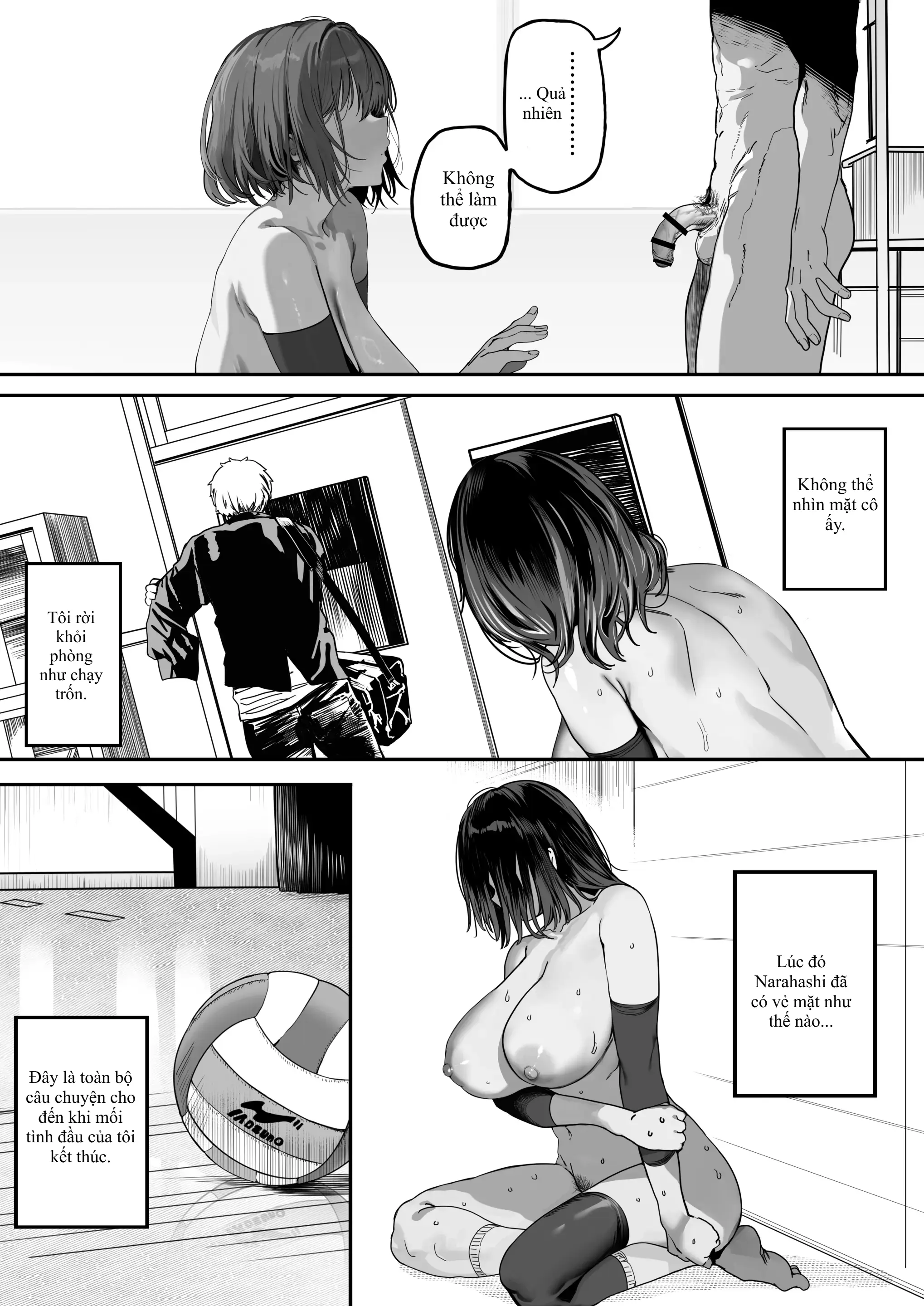 Koushinchou Volley-bu no Seisokei Kanojo ga Senpai no Mono ni Natte Shimau Ichibushijuu 2 | Câu Chuyện Sa Ngã Của Nàng Hoa Khôi Cao Ráo CLB Bóng Chuyền 2 - Full trang 116