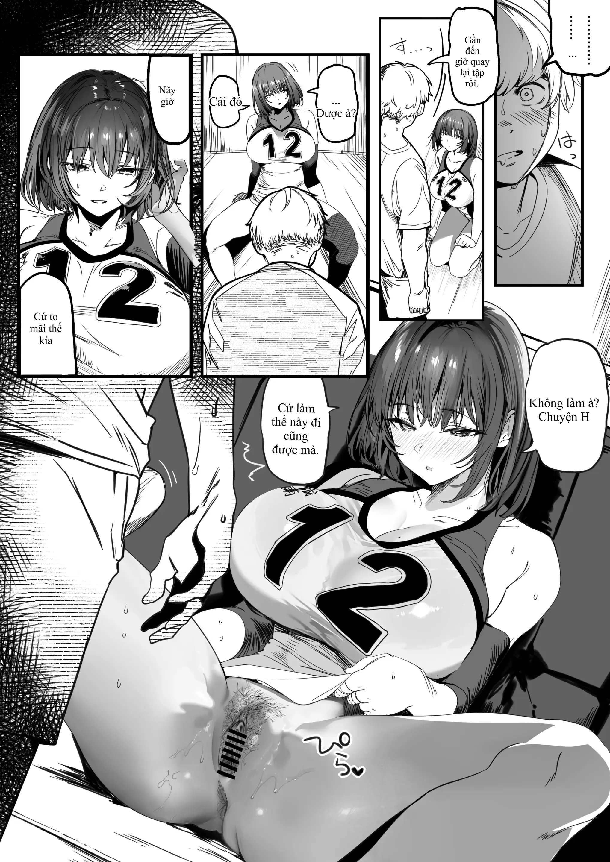 Koushinchou Volley-bu no Seisokei Kanojo ga Senpai no Mono ni Natte Shimau Ichibushijuu 2 | Câu Chuyện Sa Ngã Của Nàng Hoa Khôi Cao Ráo CLB Bóng Chuyền 2 - Full trang 18
