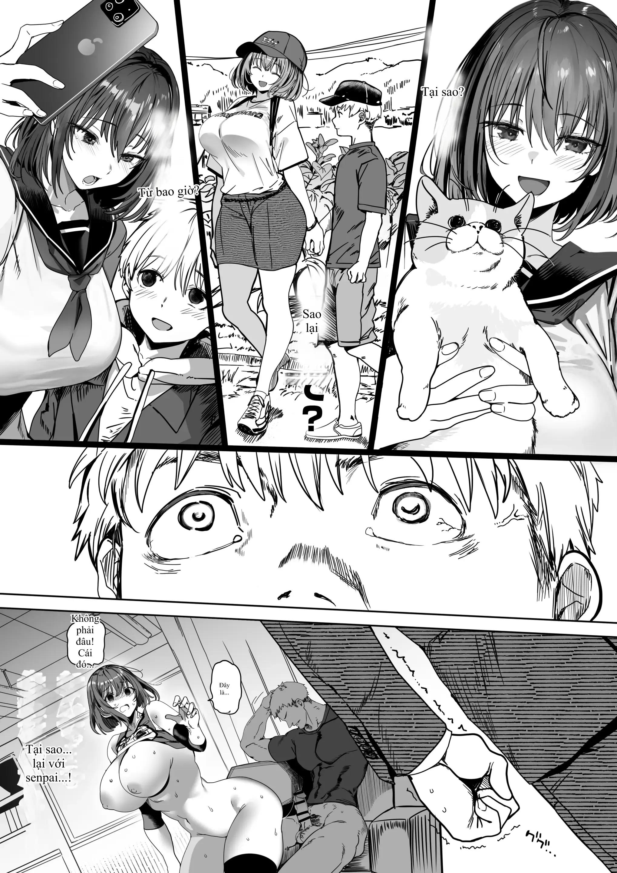 Koushinchou Volley-bu no Seisokei Kanojo ga Senpai no Mono ni Natte Shimau Ichibushijuu 2 | Câu Chuyện Sa Ngã Của Nàng Hoa Khôi Cao Ráo CLB Bóng Chuyền 2 - Full trang 81