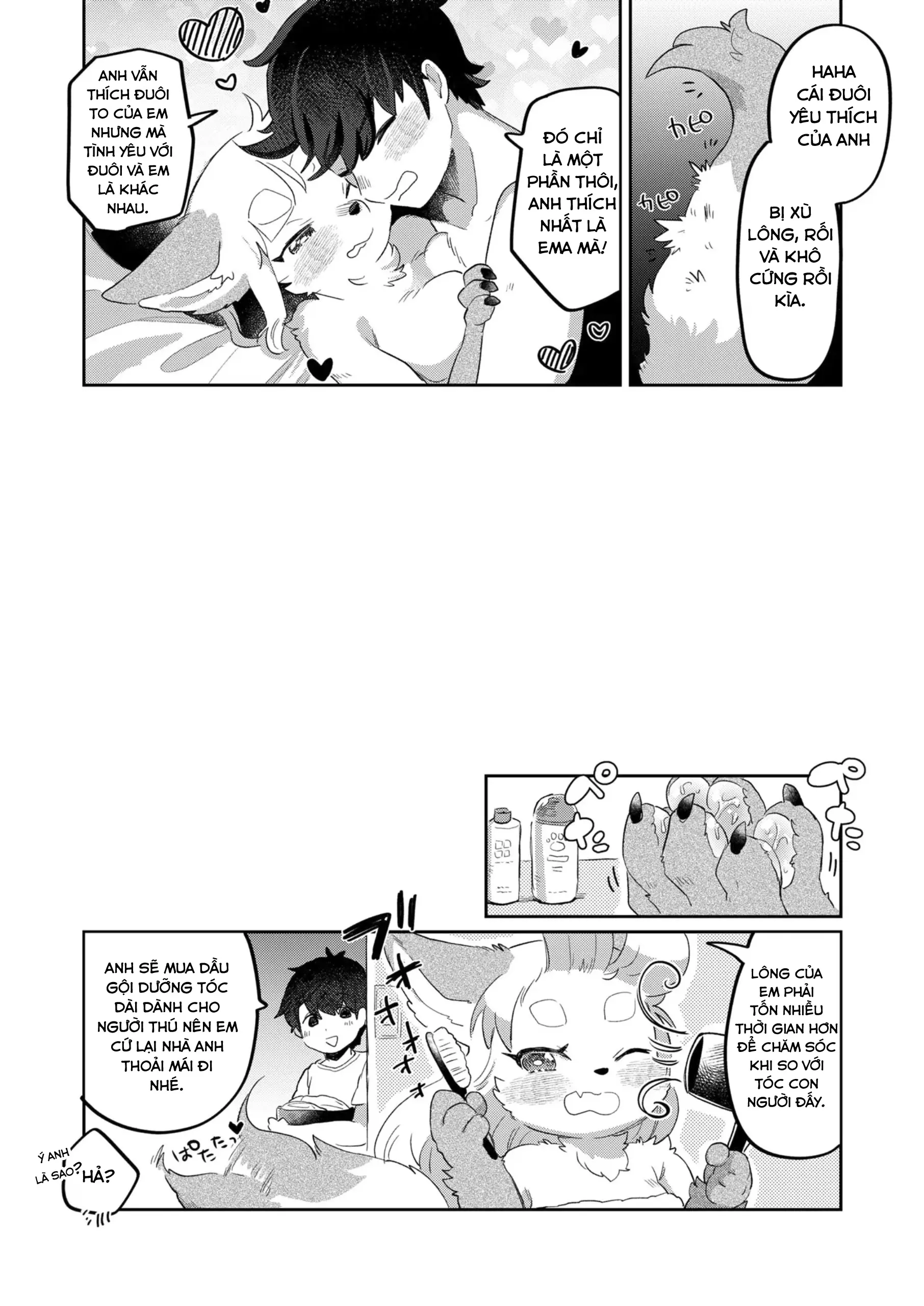 Kimi no Shippo o Mofuritai! | Anh muốn sờ đuôi của em - Full trang 28