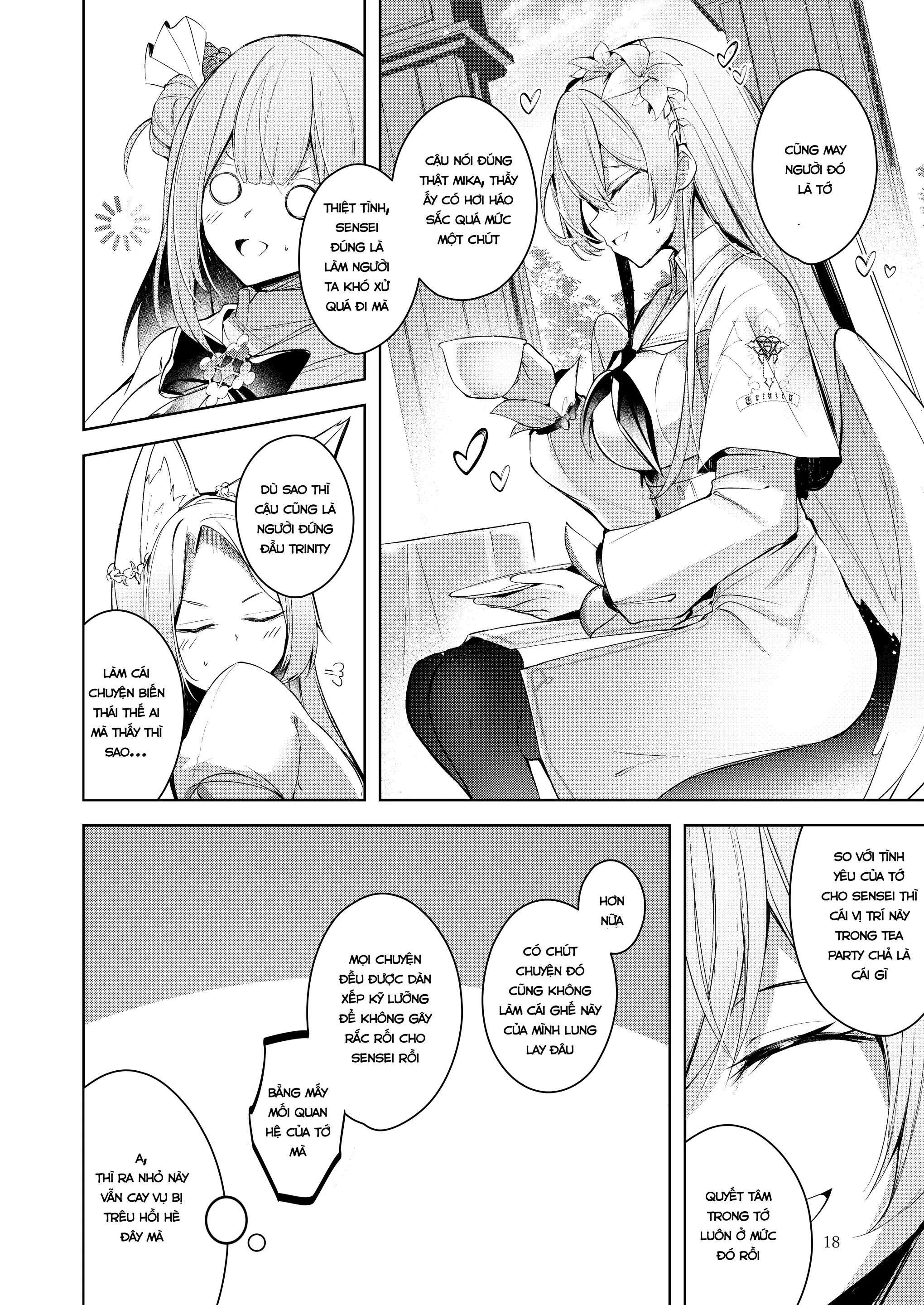 Watashi ga Ichiban Sensei ni Aisareteiru n desu kedo????? | Nhưng em mới là người được Sensei yêu thương nhất cơ mà????? - Full trang 17