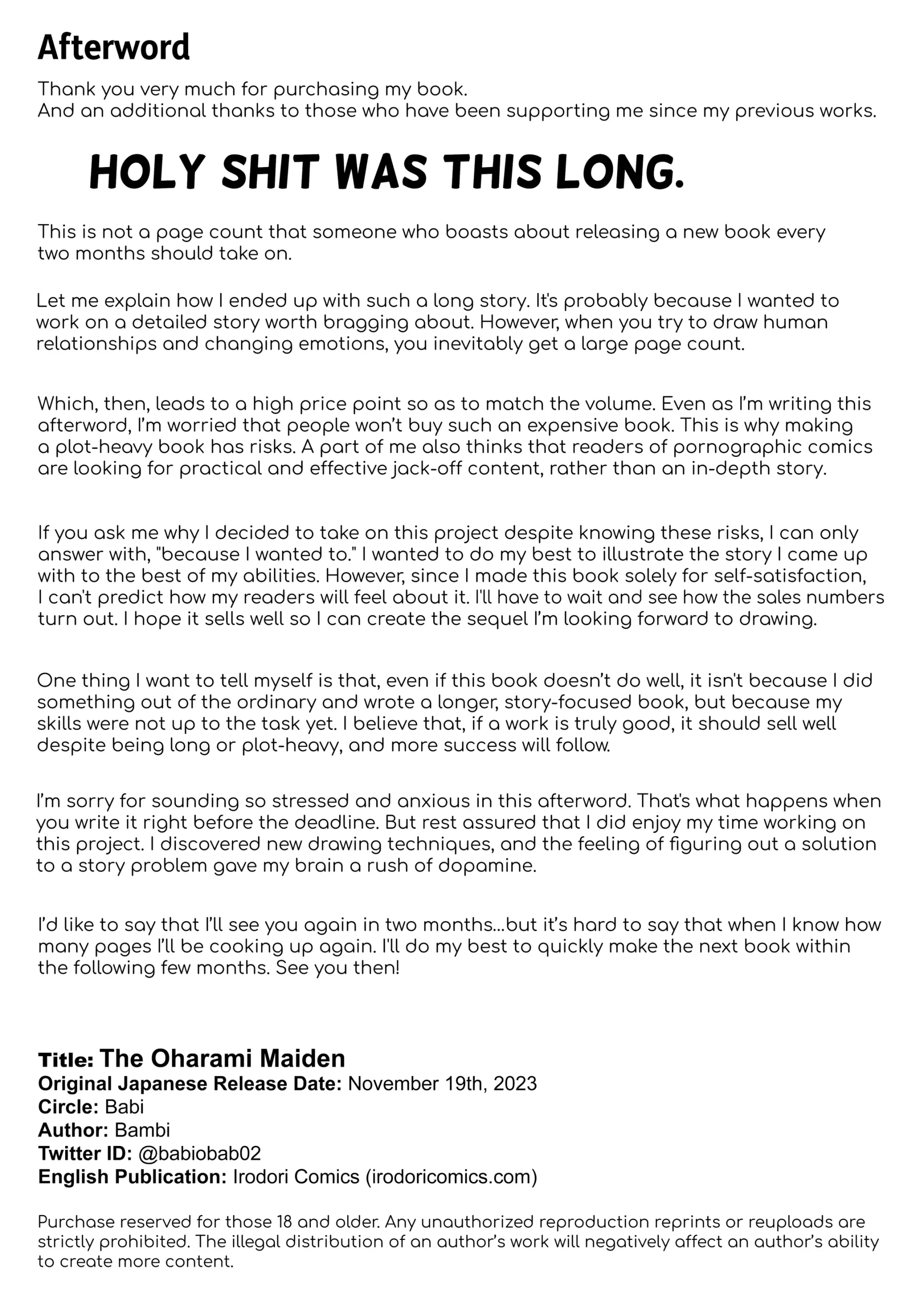 The Oharami Maiden - Vietnamese - Full trang 178