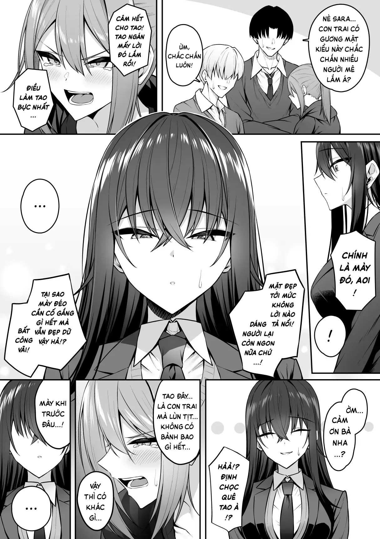 Gal to Boku ga Seibetsu Gyakuten Mesu no Boku to Shinjin Danshi | Tôi với đám gyaru bị đảo ngược giới tính - Tấm chiếu rách và tấm chiếu mới - Full trang 29