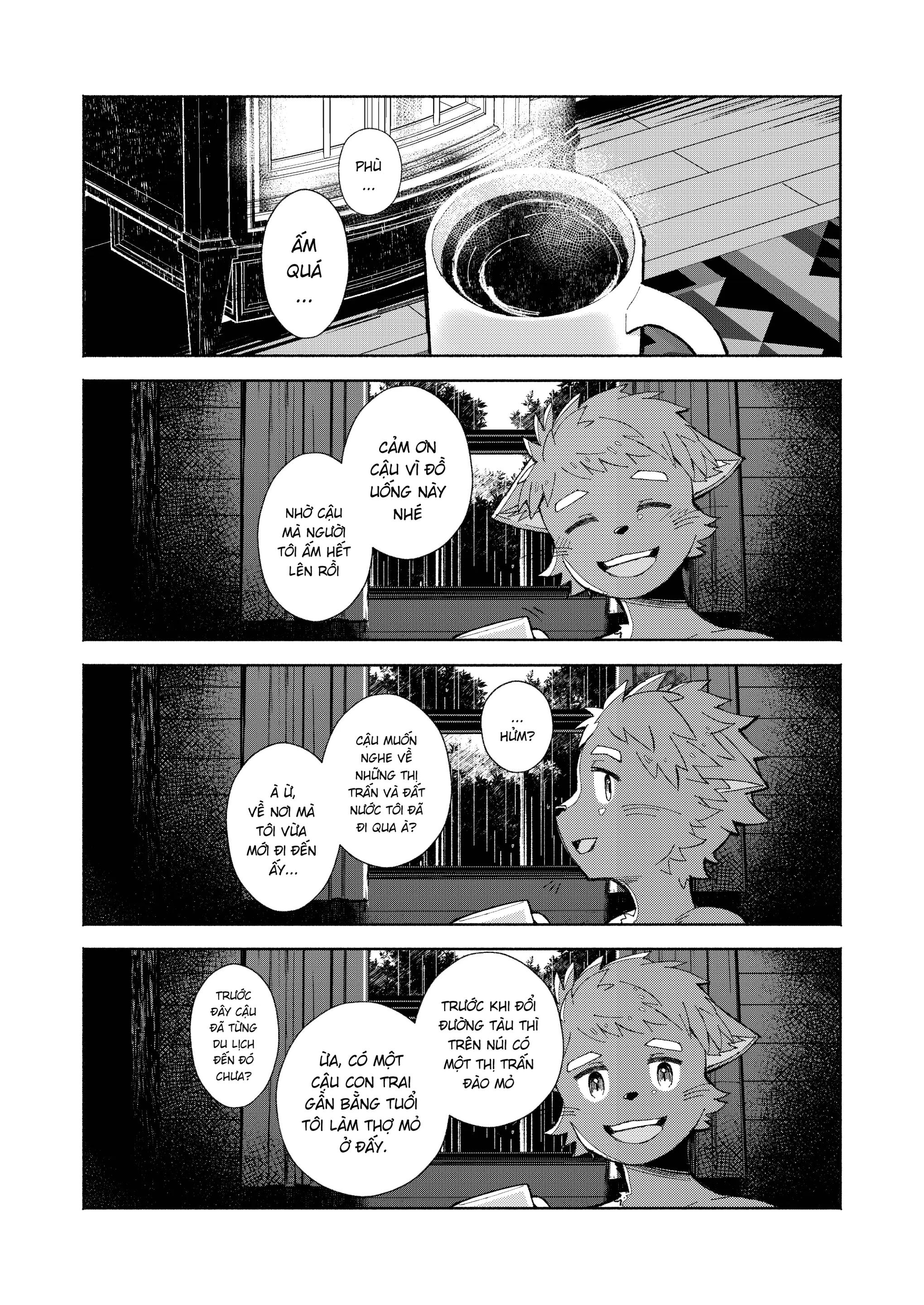 Mail Traveler no neko shounen to doshaburi no mori no koya de ichiban sugosu hanashi - Full trang 14