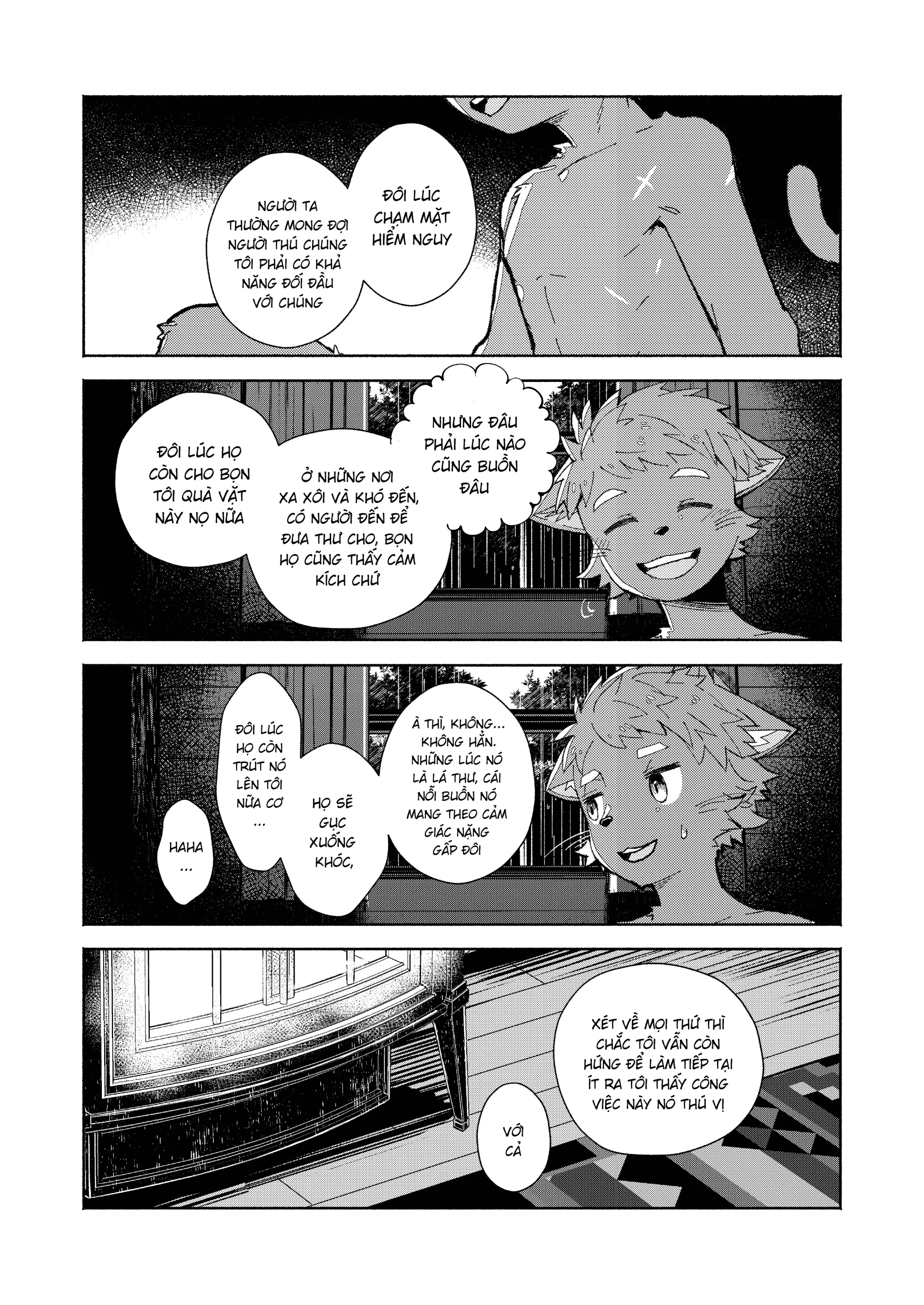 Mail Traveler no neko shounen to doshaburi no mori no koya de ichiban sugosu hanashi - Full trang 16
