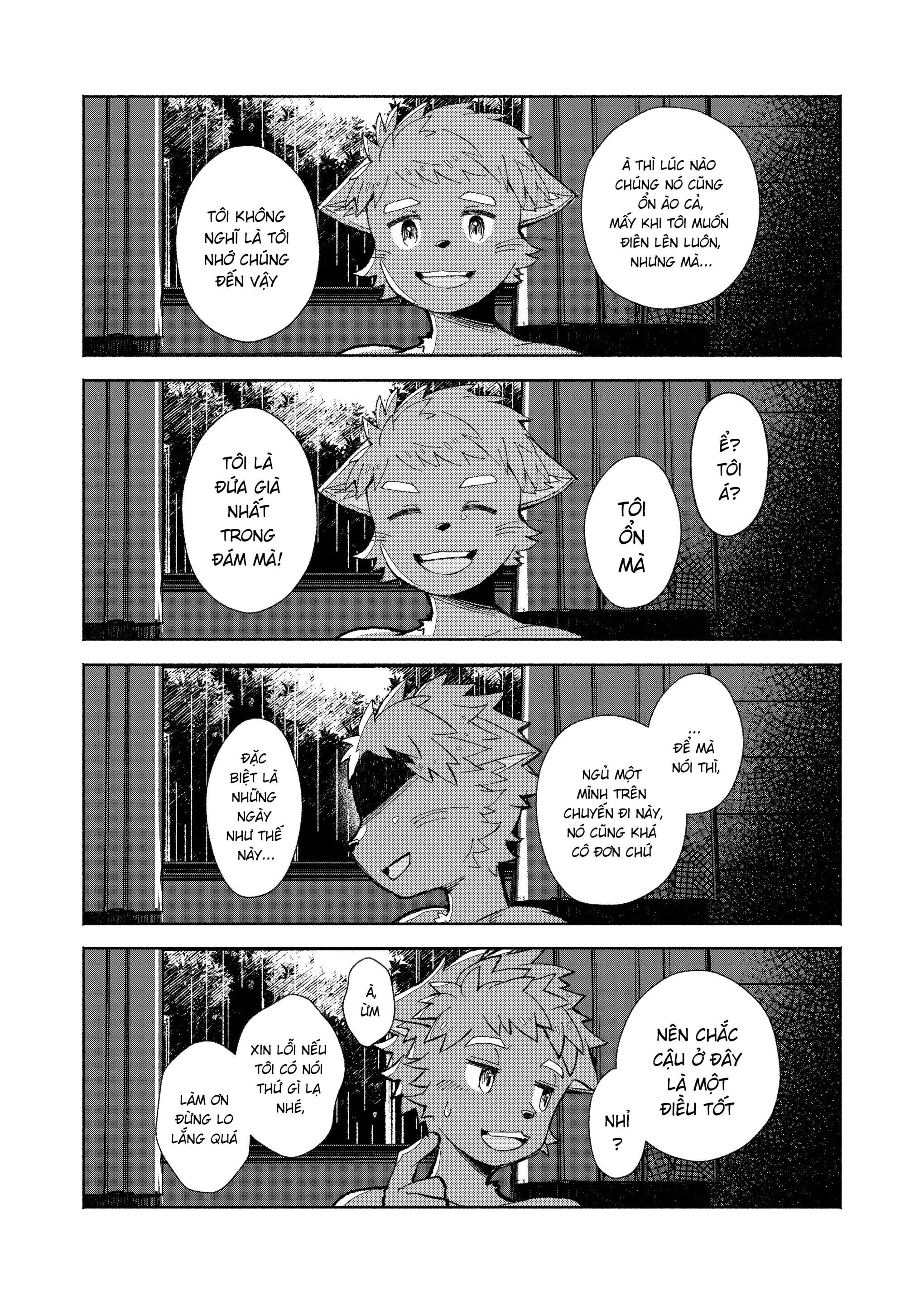 Mail Traveler no neko shounen to doshaburi no mori no koya de ichiban sugosu hanashi - Full trang 19