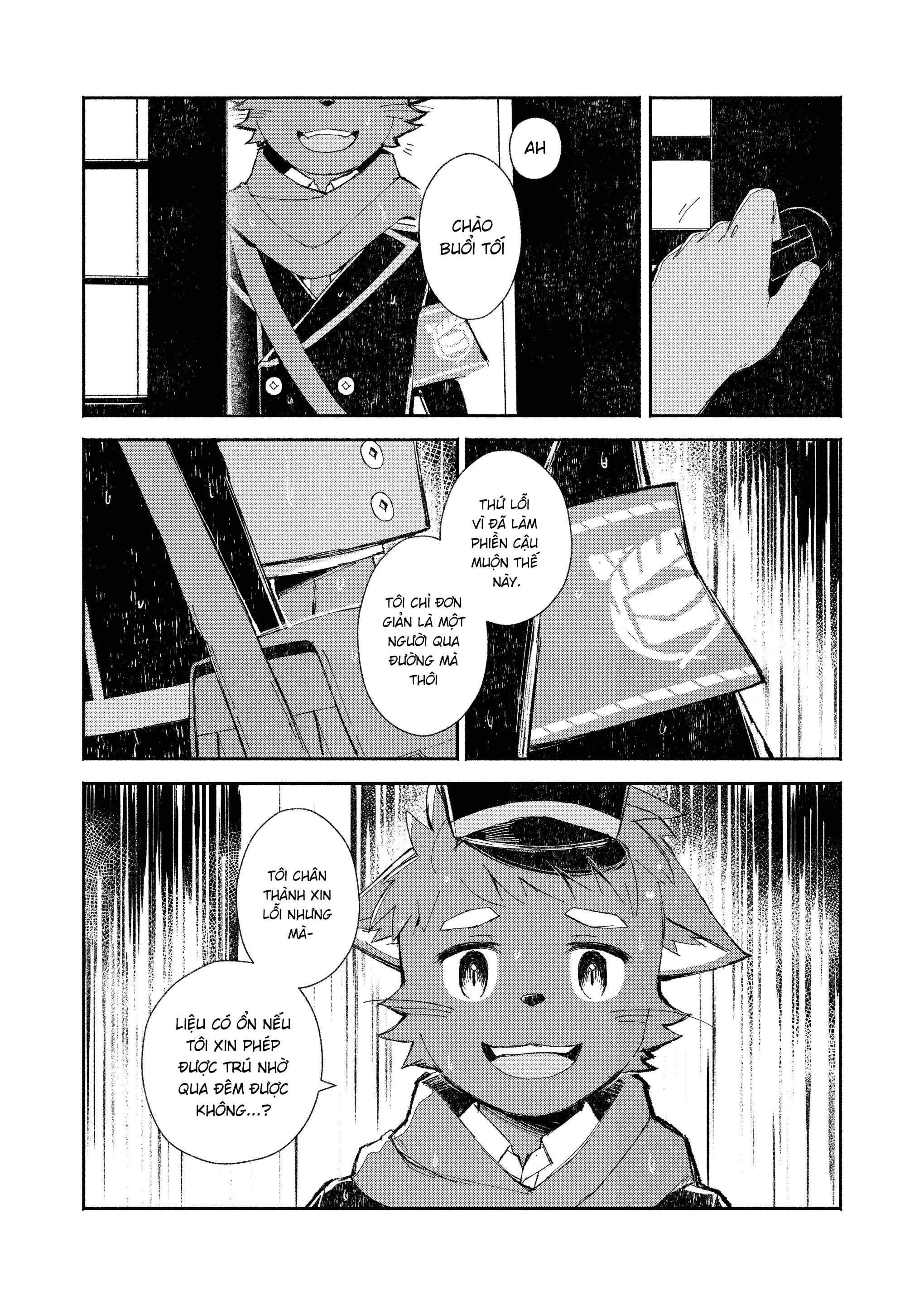 Mail Traveler no neko shounen to doshaburi no mori no koya de ichiban sugosu hanashi - Full trang 4