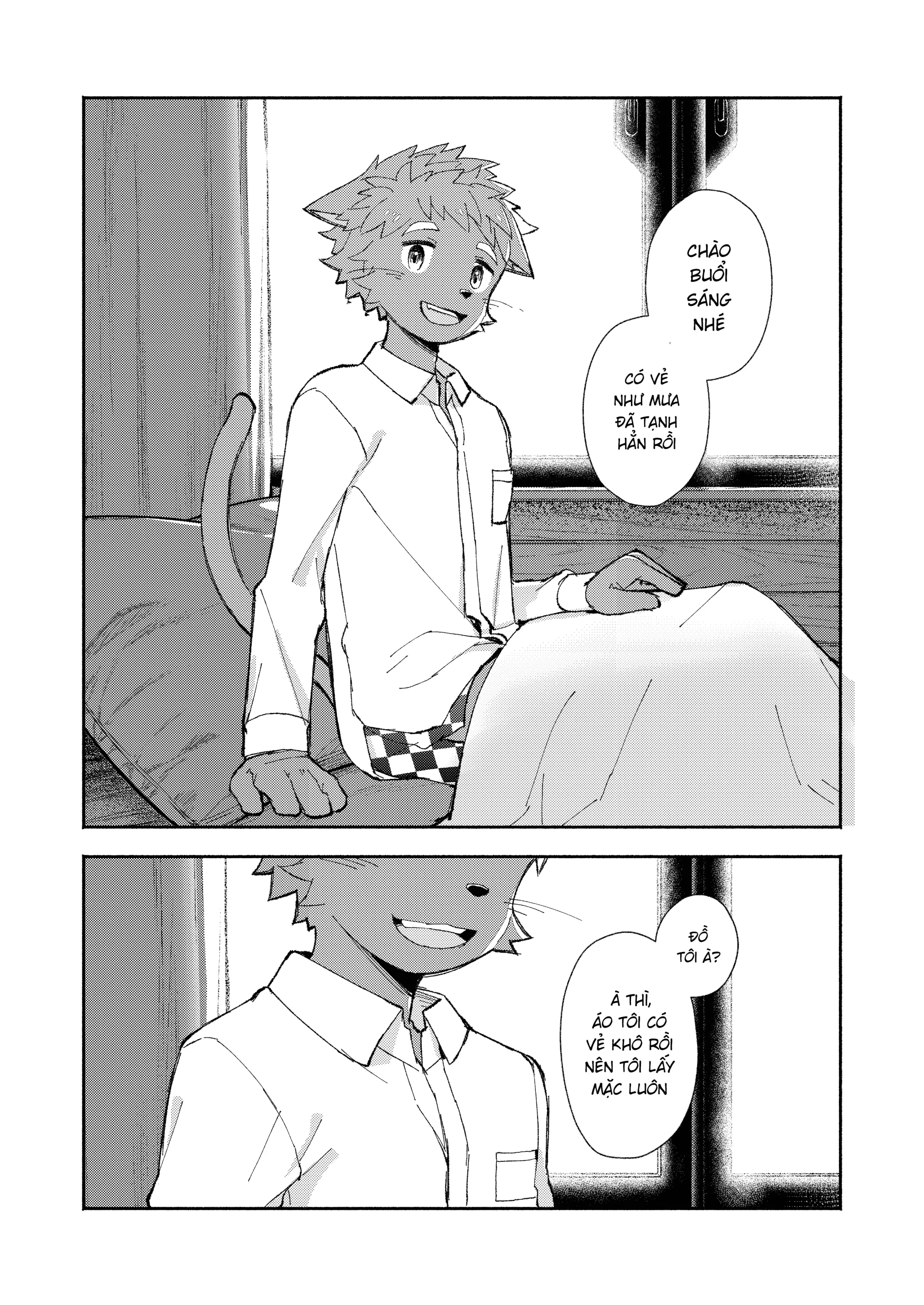 Mail Traveler no neko shounen to doshaburi no mori no koya de ichiban sugosu hanashi - Full trang 45