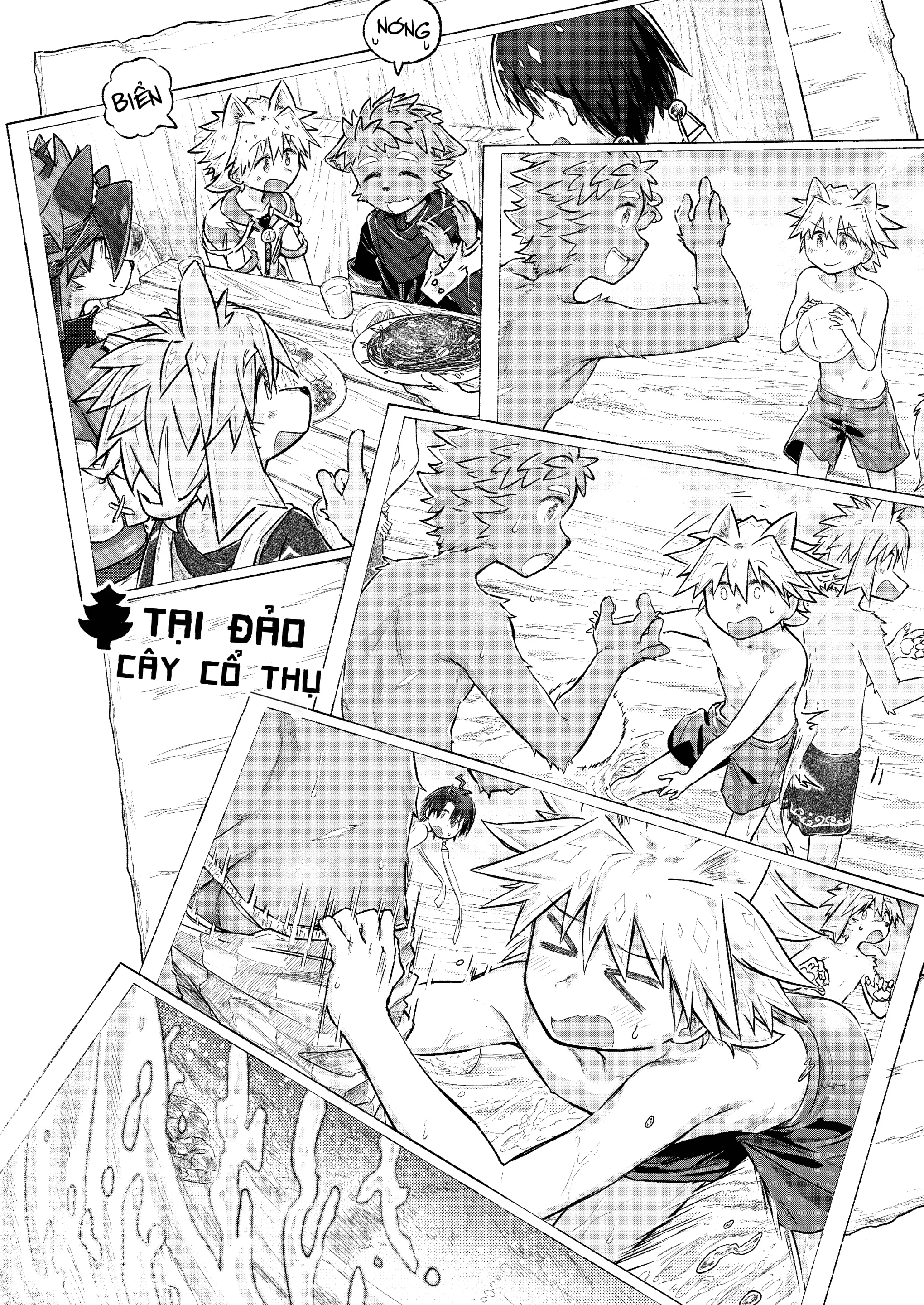 Mail Traveler no neko shounen to doshaburi no mori no koya de ichiban sugosu hanashi - Full trang 54