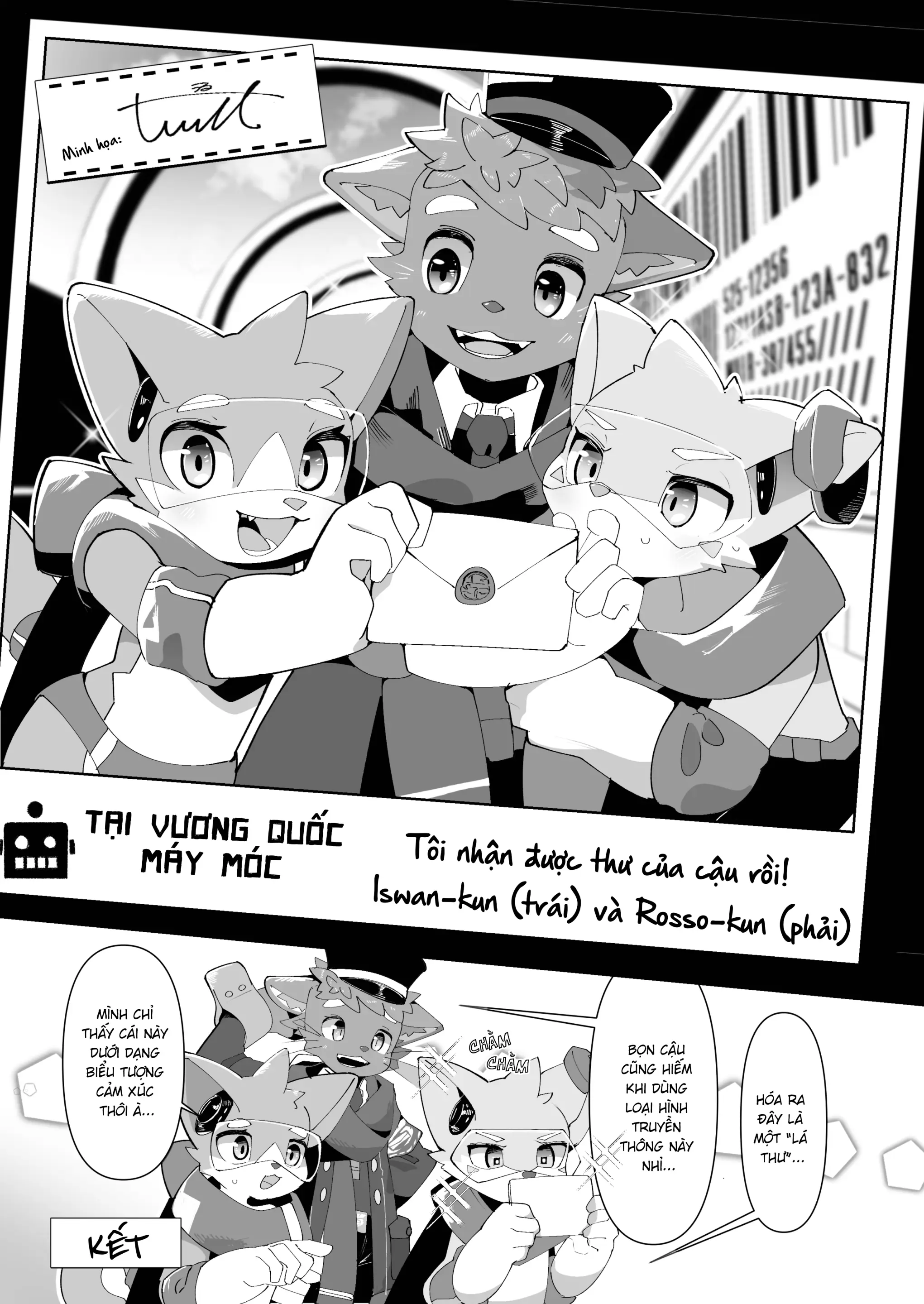 Mail Traveler no neko shounen to doshaburi no mori no koya de ichiban sugosu hanashi - Full trang 55