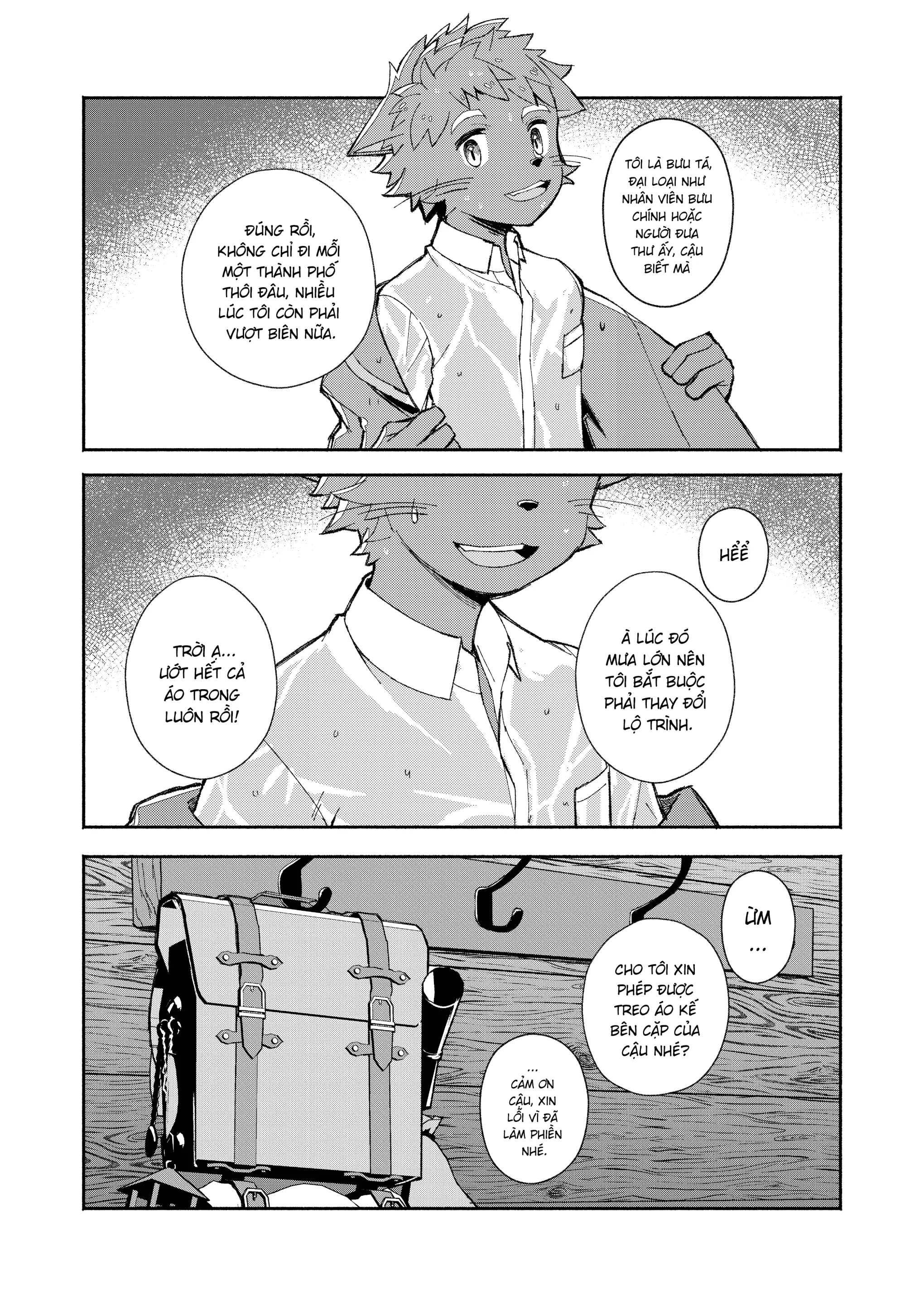 Mail Traveler no neko shounen to doshaburi no mori no koya de ichiban sugosu hanashi - Full trang 7