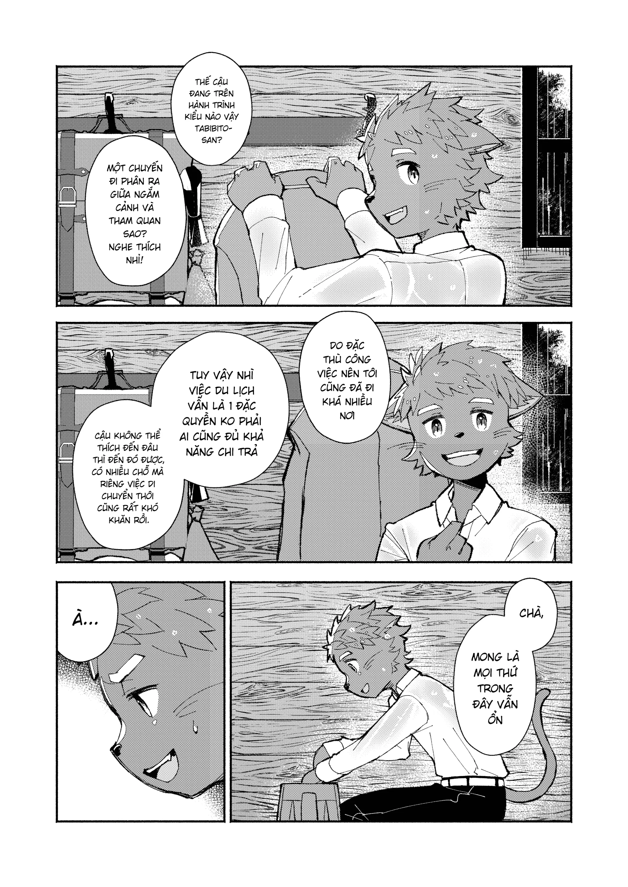 Mail Traveler no neko shounen to doshaburi no mori no koya de ichiban sugosu hanashi - Full trang 8