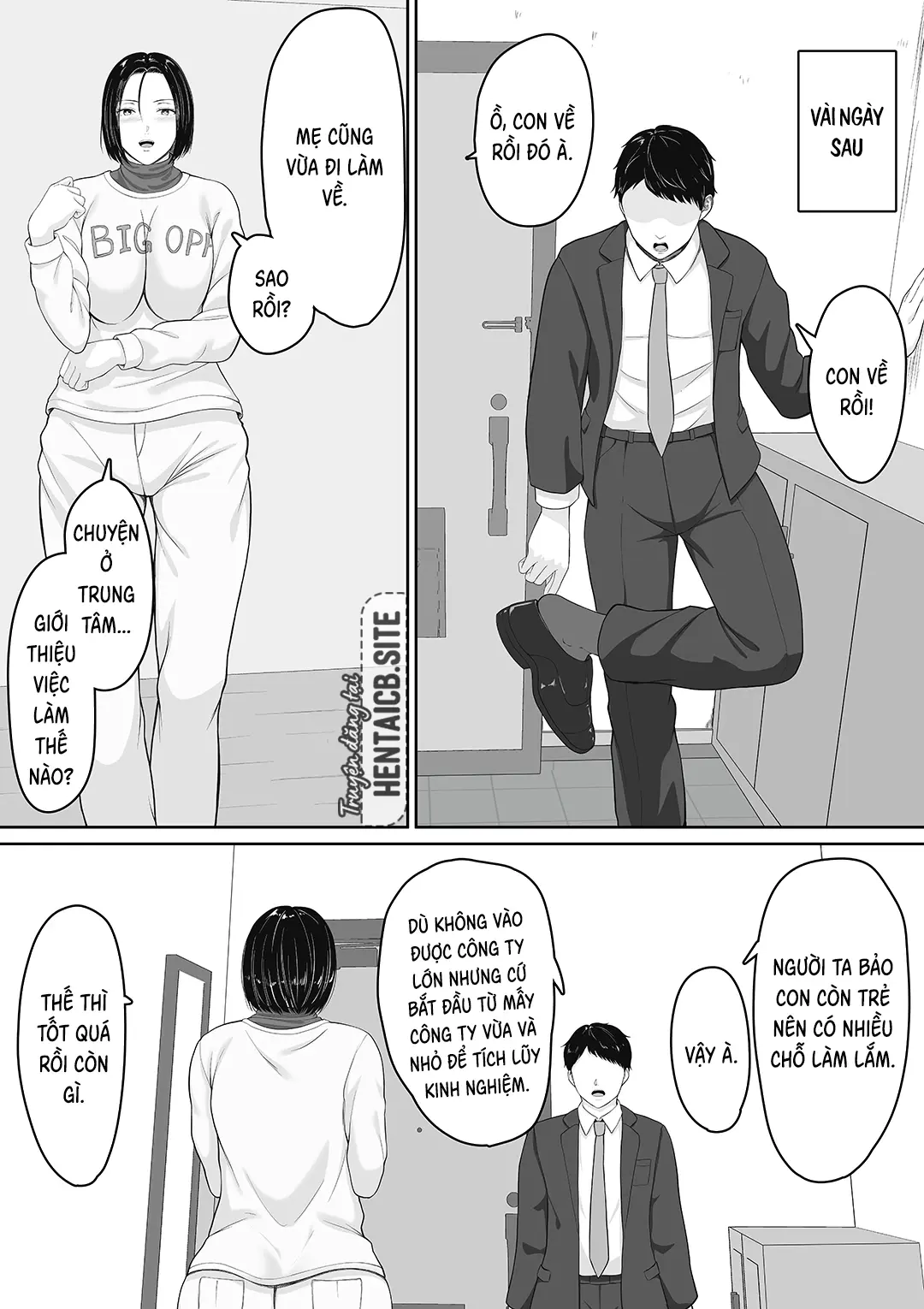 Kimottama Kaa-chan to Kenka Bakari no NEET no Ore ga Kaa-san ni Nakadashi shite kara Nakayoku natta Hanashi | Người mẹ góa phụ và thằng con trai NEET - Full trang 38