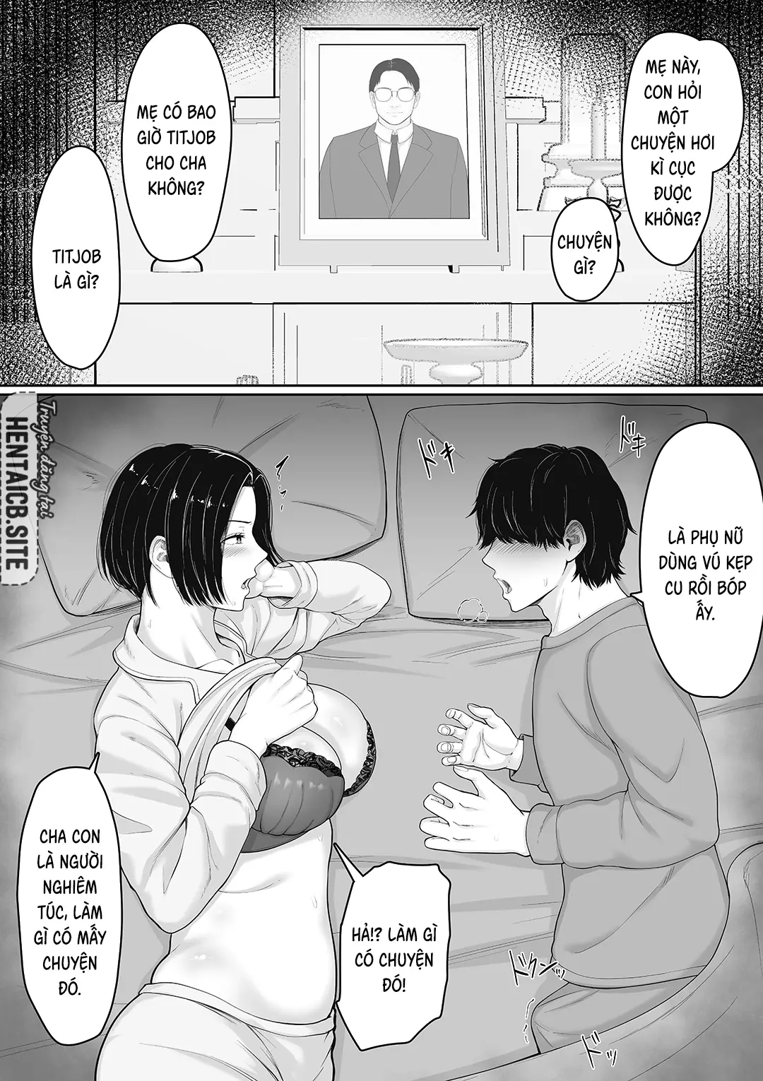 Kimottama Kaa-chan to Kenka Bakari no NEET no Ore ga Kaa-san ni Nakadashi shite kara Nakayoku natta Hanashi | Người mẹ góa phụ và thằng con trai NEET - Full trang 8