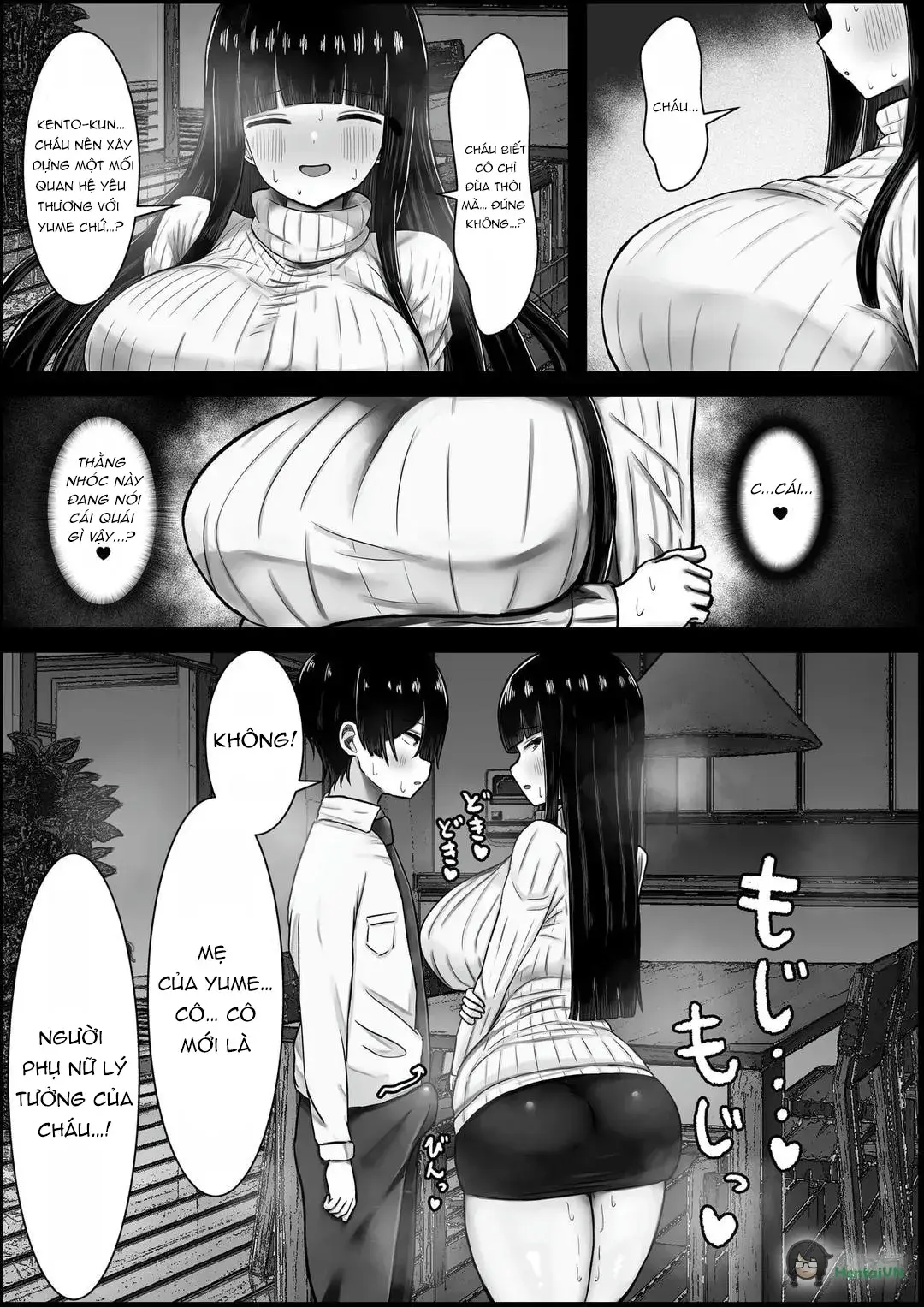 Boku wa Kanojo no Okaa-san ni Koi o Suru | Tôi yêu mẹ của người yêu - Full trang 12