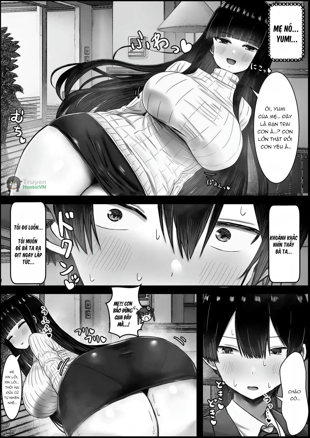 Boku wa Kanojo no Okaa-san ni Koi o Suru | Tôi yêu mẹ của người yêu - Full trang 4