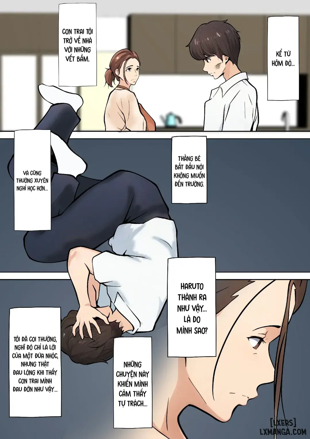 Musuko no Tomodachi to no Giji Renai | Mối tình lãng mạn ảo tưởng với bạn của con trai - Full trang 10