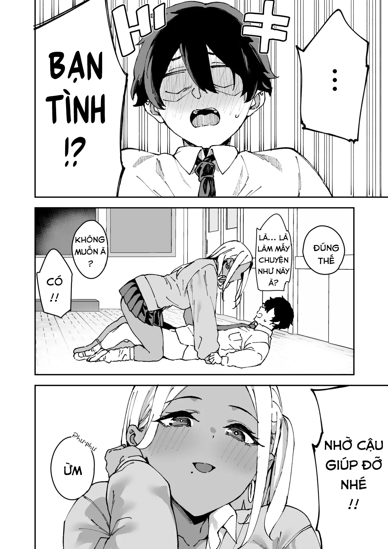 Class no Kuro Gal to SeFri ni Natta Hanashi - Full trang 21
