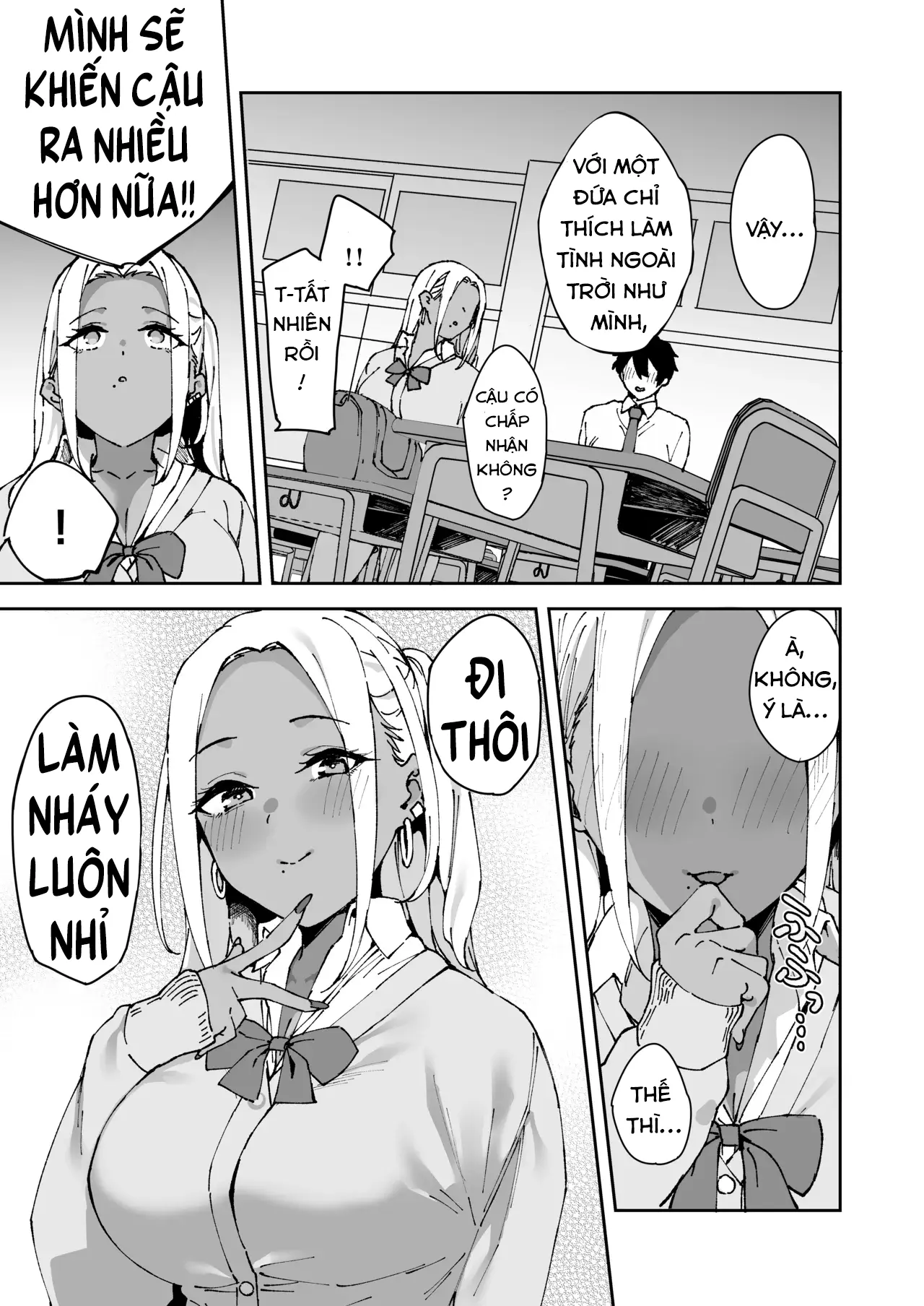 Class no Kuro Gal to SeFri ni Natta Hanashi - Full trang 36