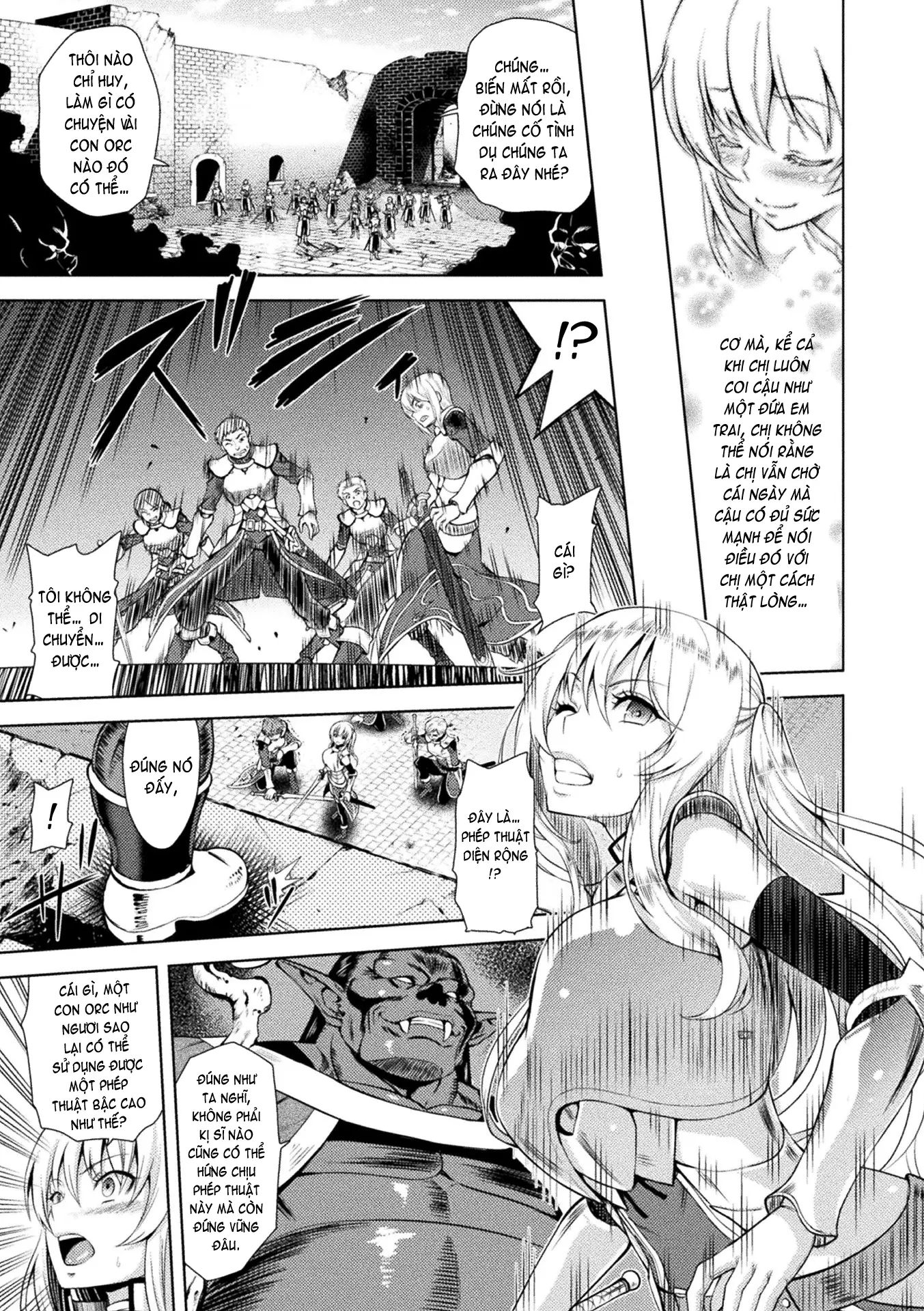 ERONA Orc no Inmon ni Okasareta Onna Kishi no Matsuro - Full trang 13